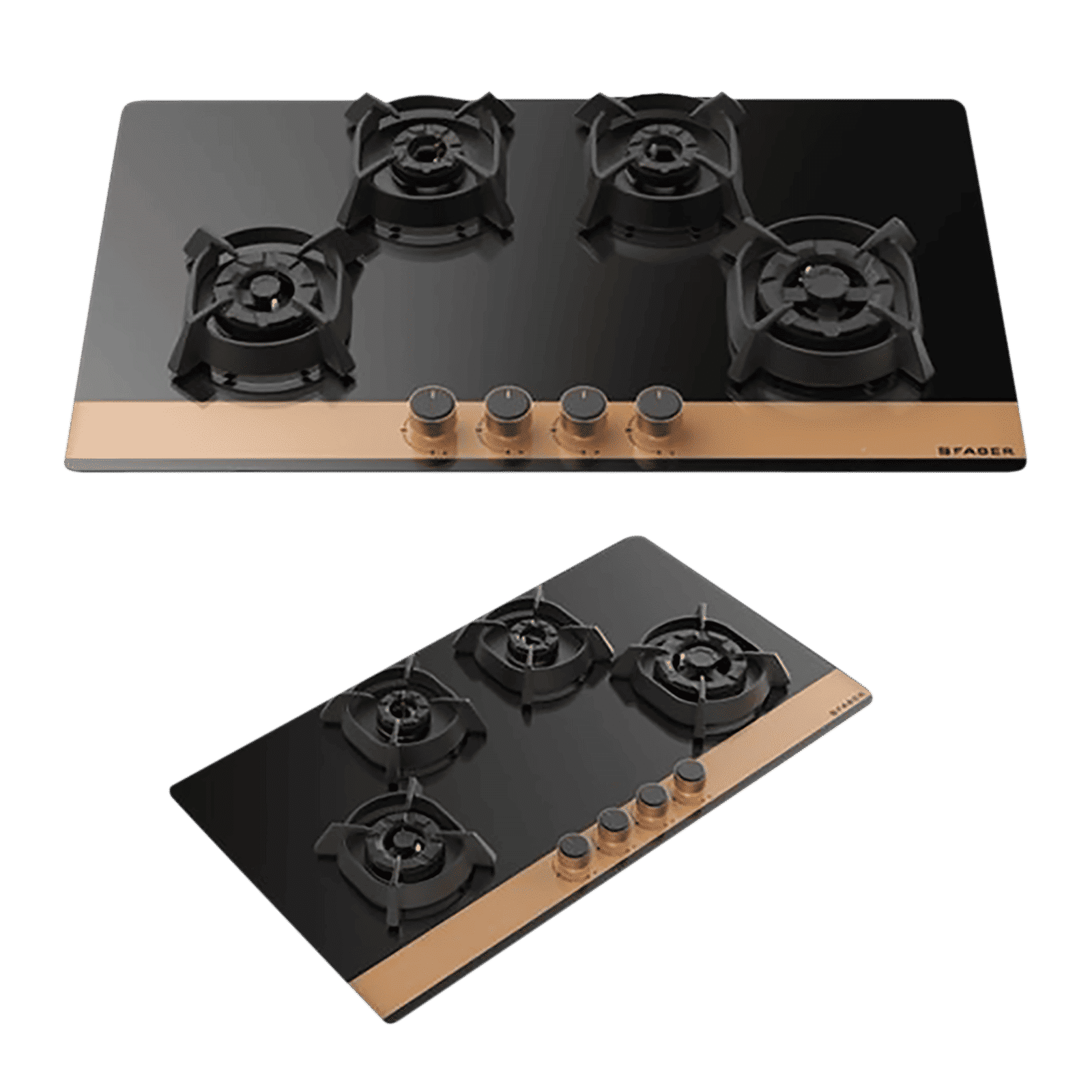 Faber UTOPIA HT 804 BR CI Toughened Glass Top 4 Burner Automatic Electric Hob (Heat Resistant Metal Knob, Black)_12