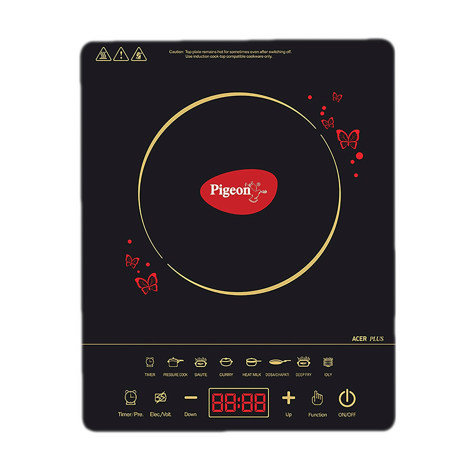 Pigeon Acer Plus 1800W Induction Cooktop with 8 Preset Menus Pigeon Acer Plus 1800W Induction Cooktop with 8 Preset Menus_1