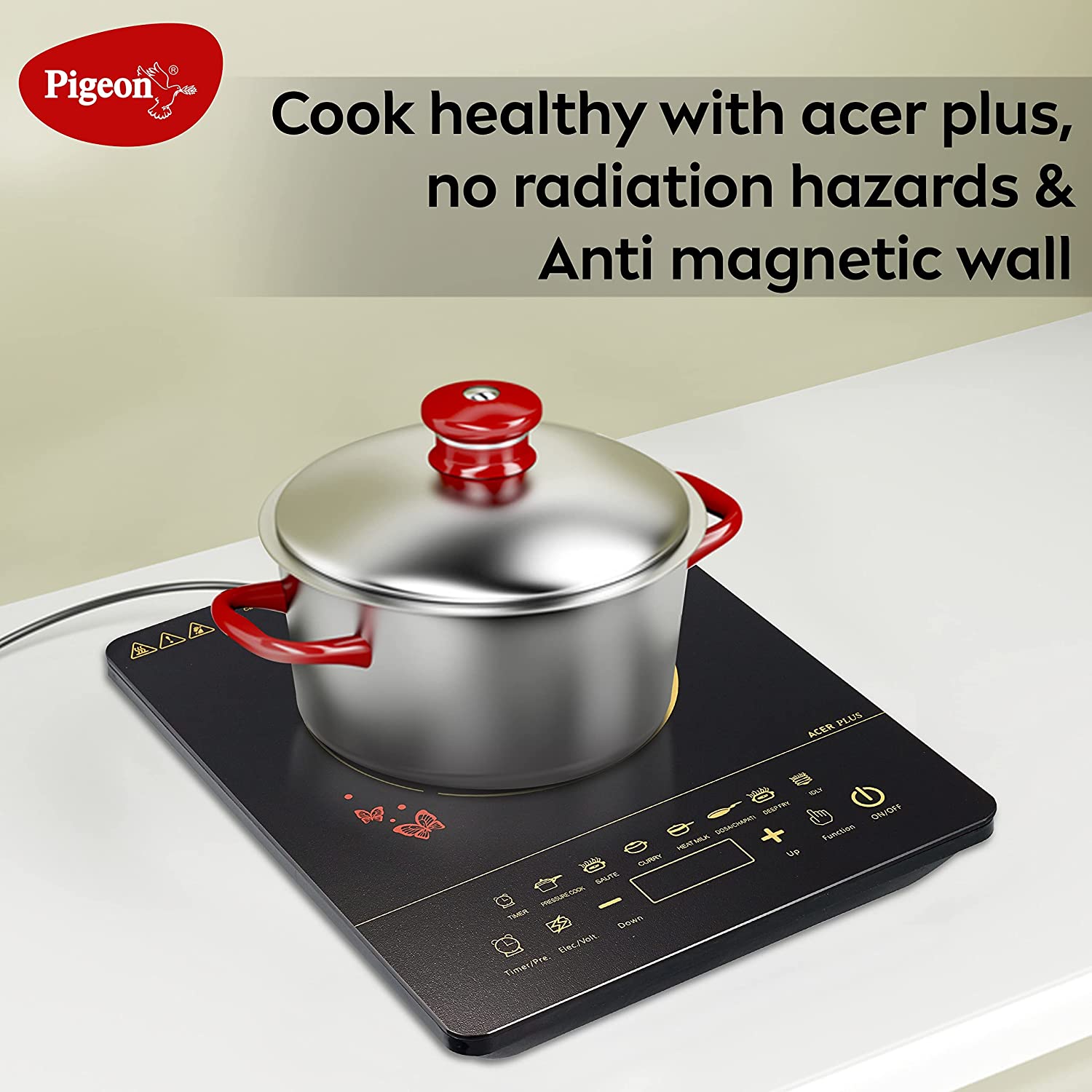 Pigeon Acer Plus 1800W Induction Cooktop with 8 Preset Menus Pigeon Acer Plus 1800W Induction Cooktop with 8 Preset Menus_6