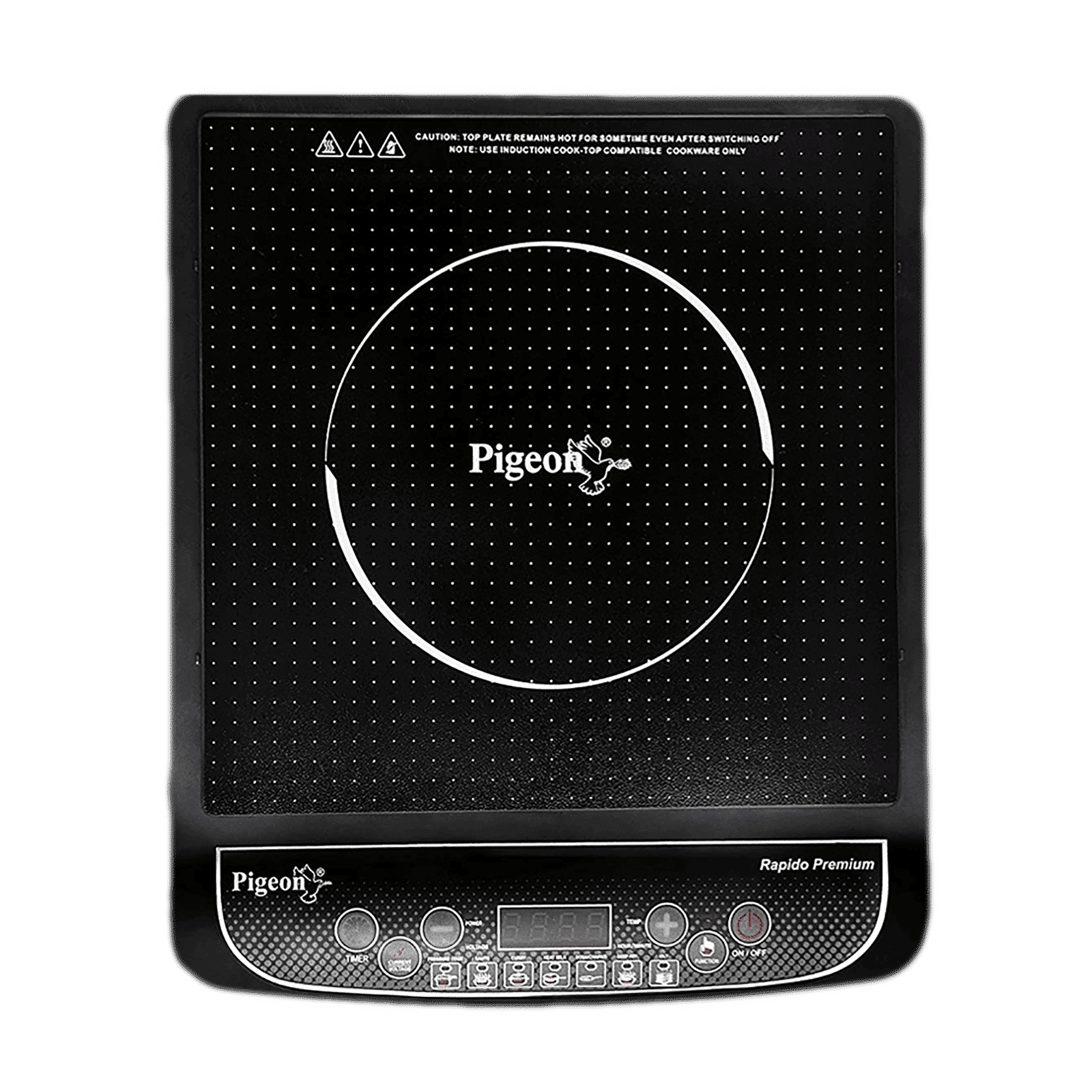 Pigeon Rapido Premium 1800W Induction Cooktop with 7 Preset Menus Pigeon Rapido Premium 1800W Induction Cooktop with 7 Preset Menus_1