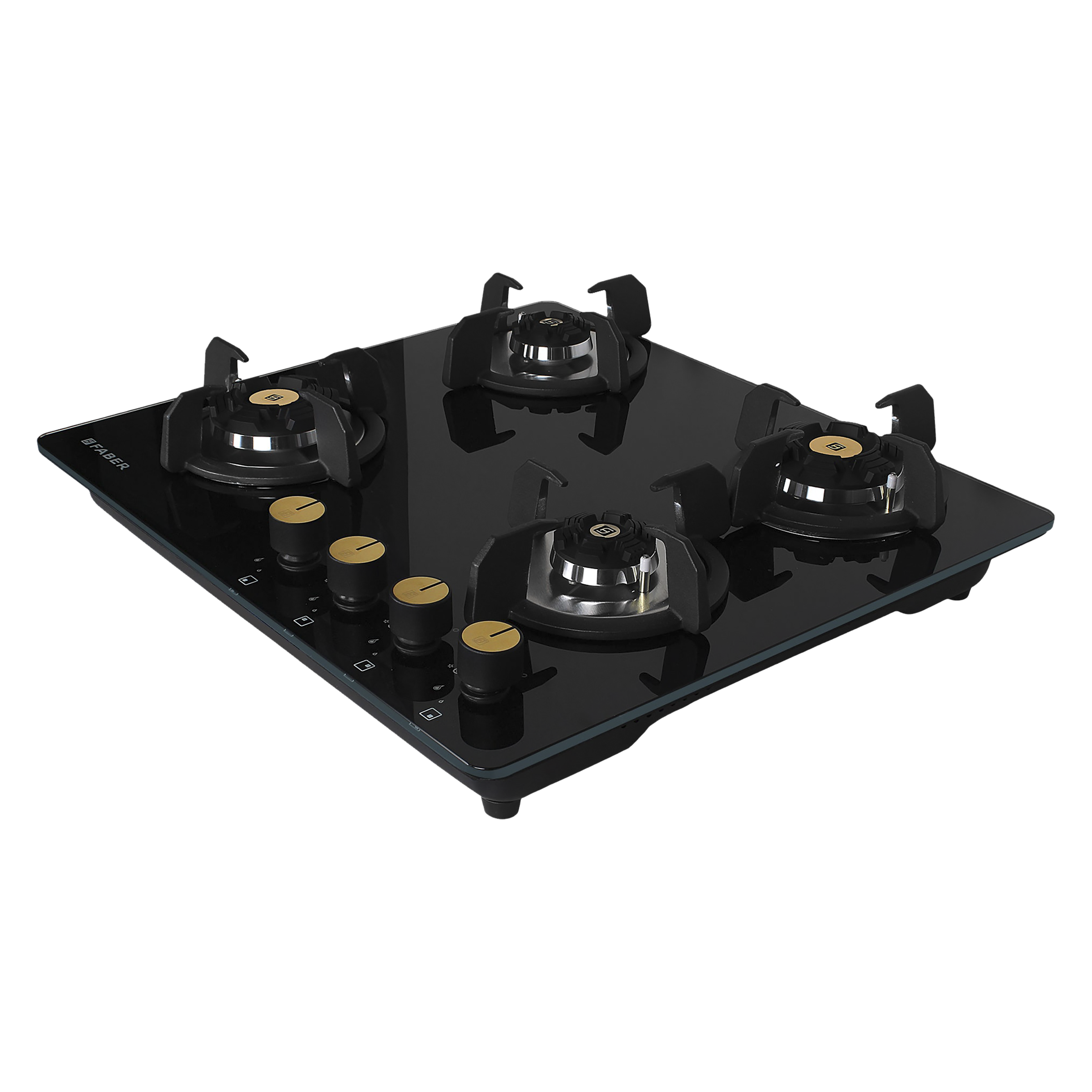 Faber Maxus HT604 CRS BR CI AI Tempered Glass Top 4 Burner Automatic Hob (Heat Resistant, Black)_9