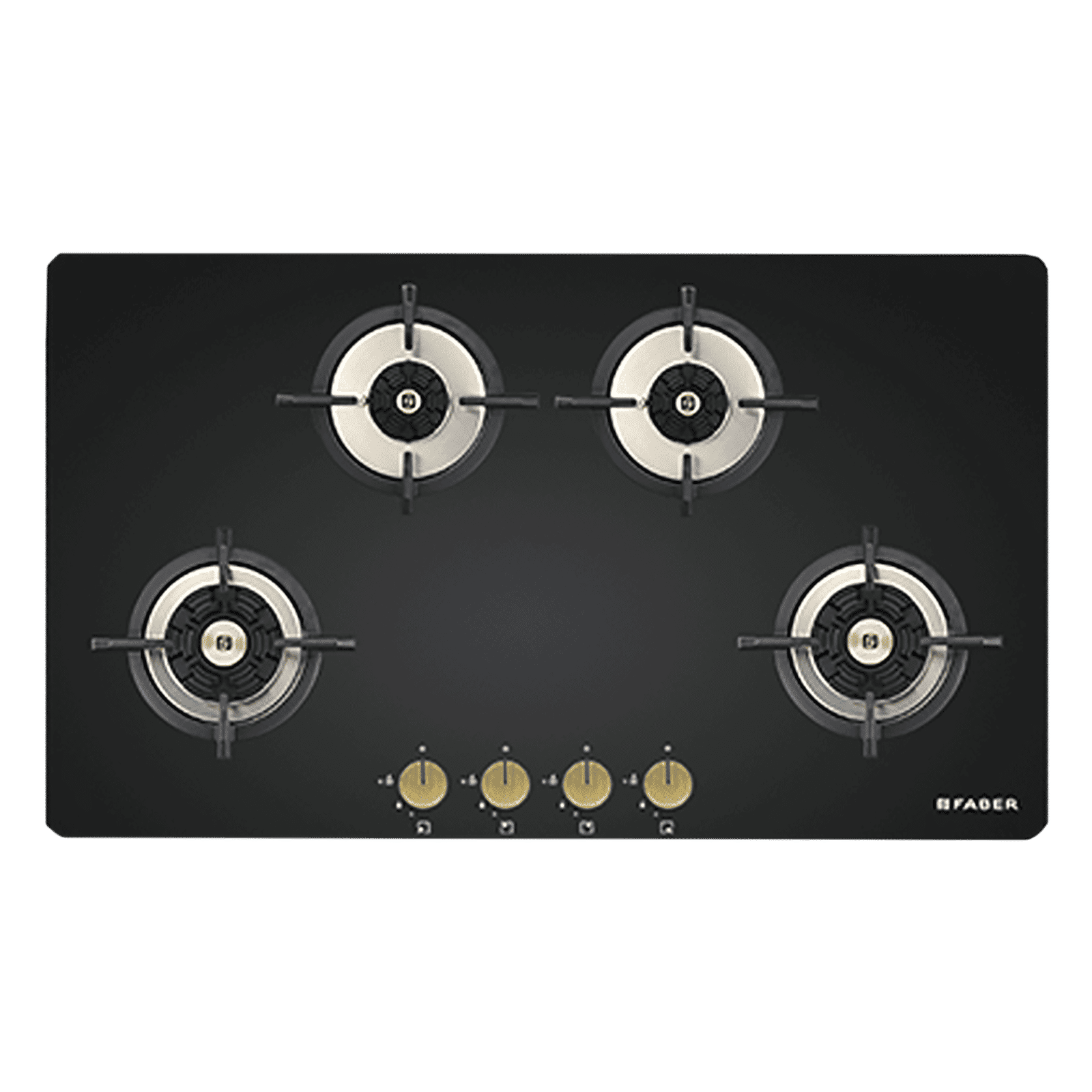 Faber Maxus HT904 CRS BR CI AI Toughened Glass Top 4 Burner Automatic Hob (High Quality Knob, Black)_10