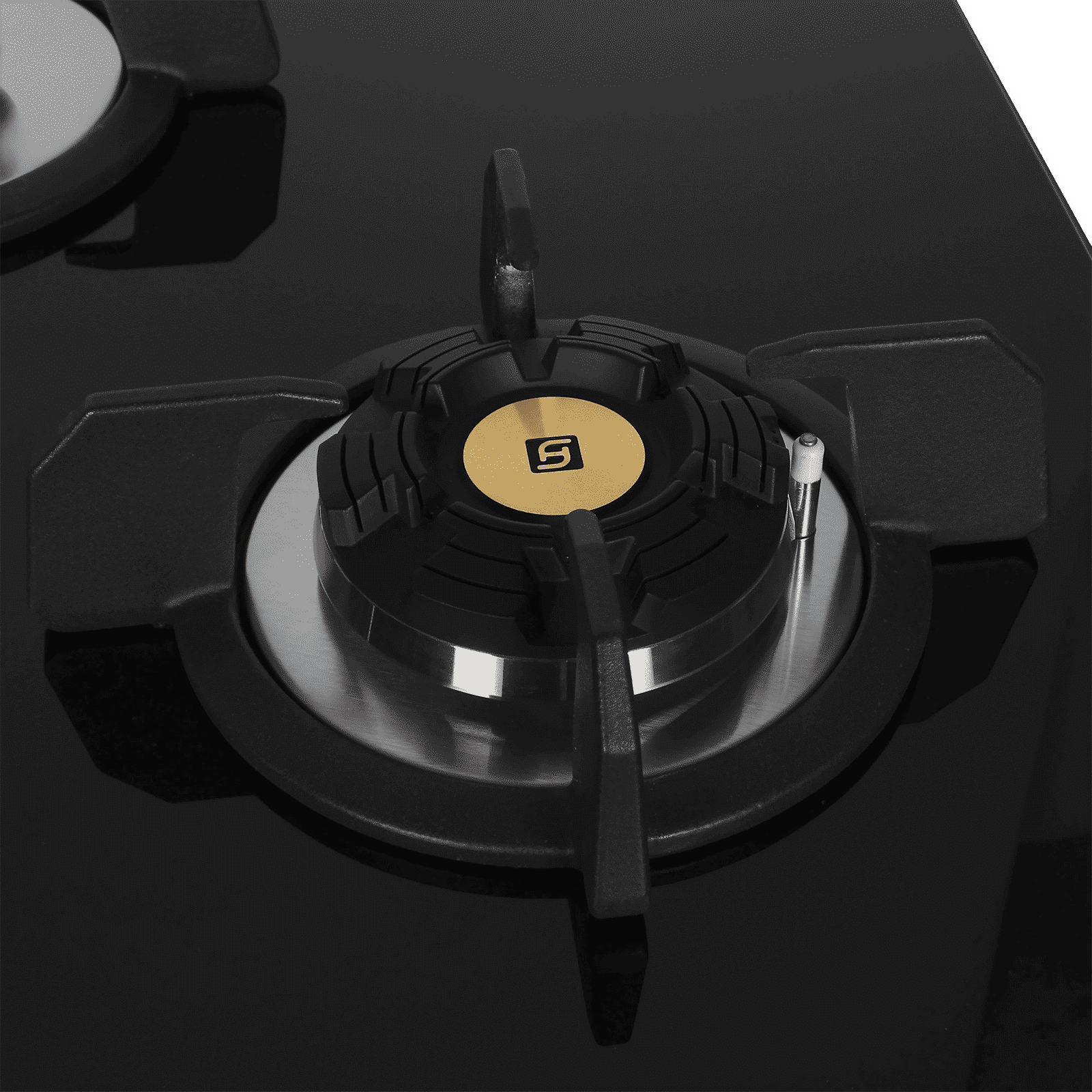 Faber Maxus HT904 CRS BR CI AI Toughened Glass Top 4 Burner Automatic Hob (High Quality Knob, Black)_4