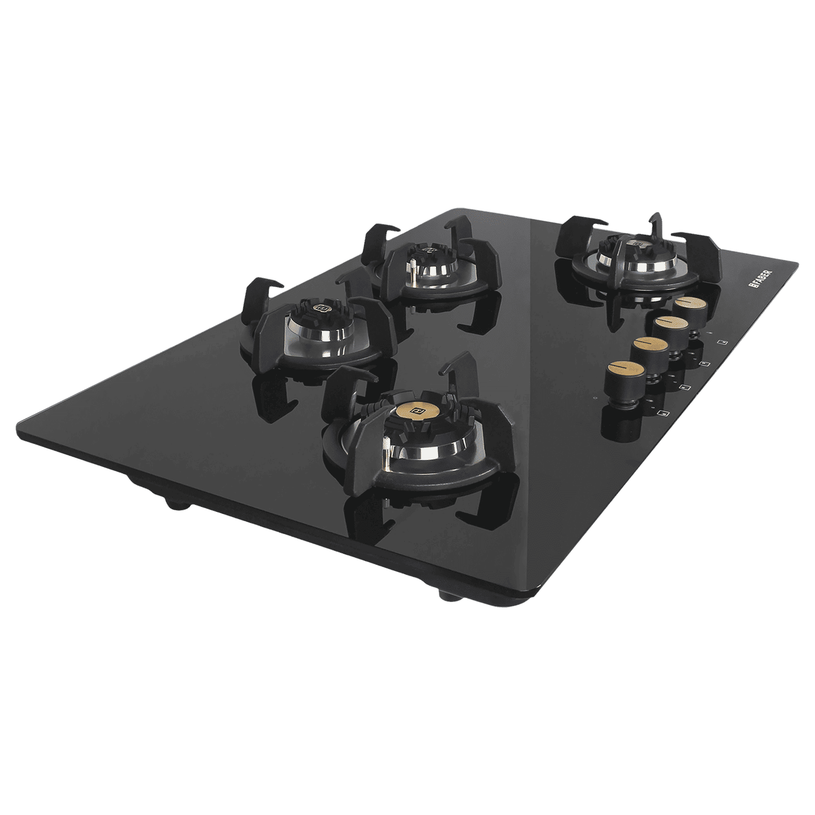 Faber Maxus HT904 CRS BR CI AI Toughened Glass Top 4 Burner Automatic Hob (High Quality Knob, Black)_8