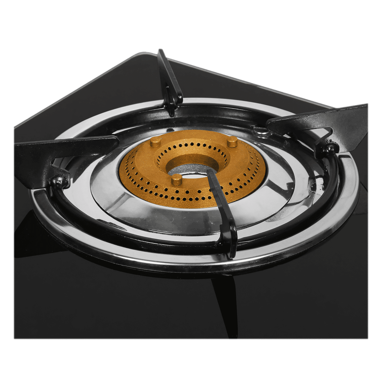 FABER Power Toughened Glass Top 2 Burner Manual Gas Stove (Powder Coated Round Pan Support, Black) FABER Power Toughened Glass Top 2 Burner Manual Gas Stove (Powder Coated Round Pan Support, Black)_4