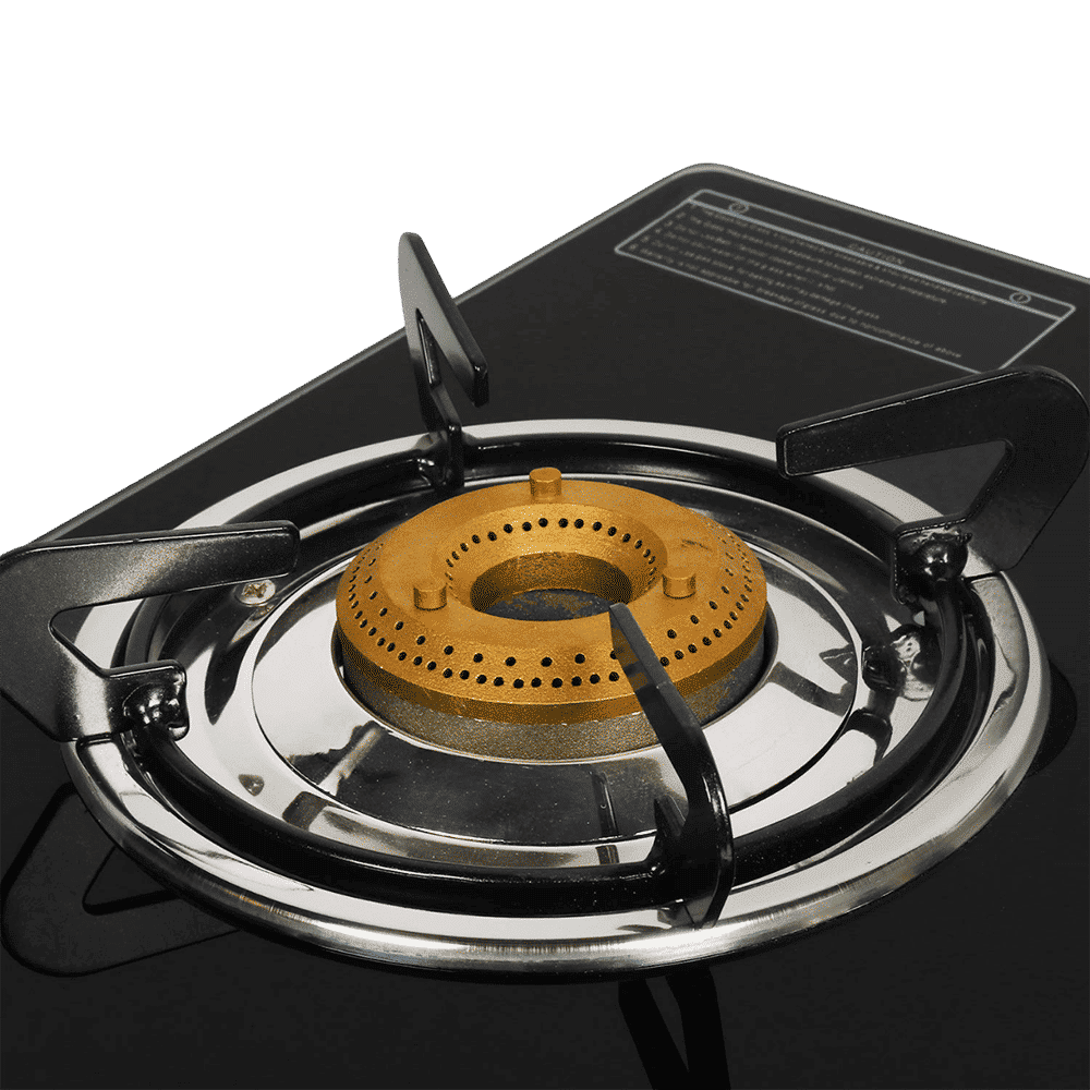 Faber Power 3BB BK Tempered Glass Top 3 Burner Manual Gas Stove (Feather Touch Knob Control, Black)_4