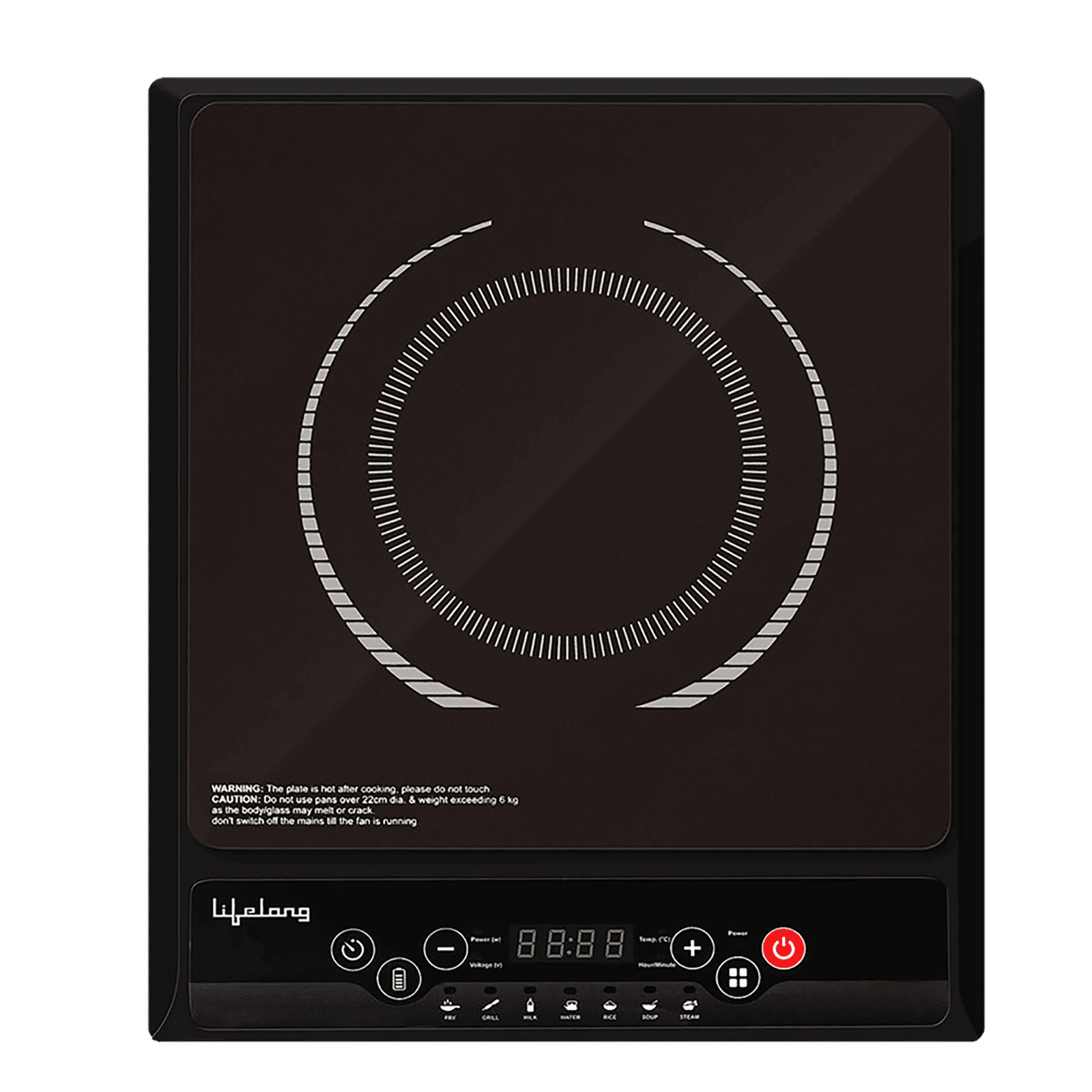 Lifelong Inferno VX 2000W Induction Cooktop with 7 Preset Menus_1