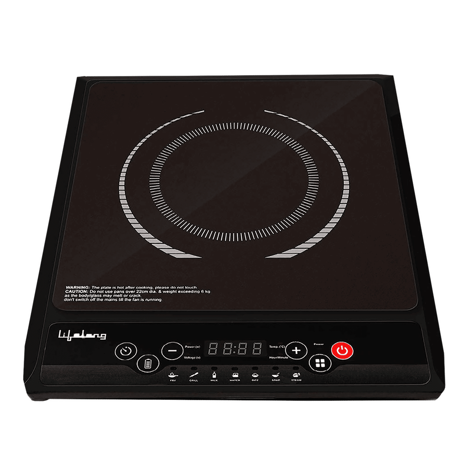 Lifelong Inferno VX 2000W Induction Cooktop with 7 Preset Menus_5