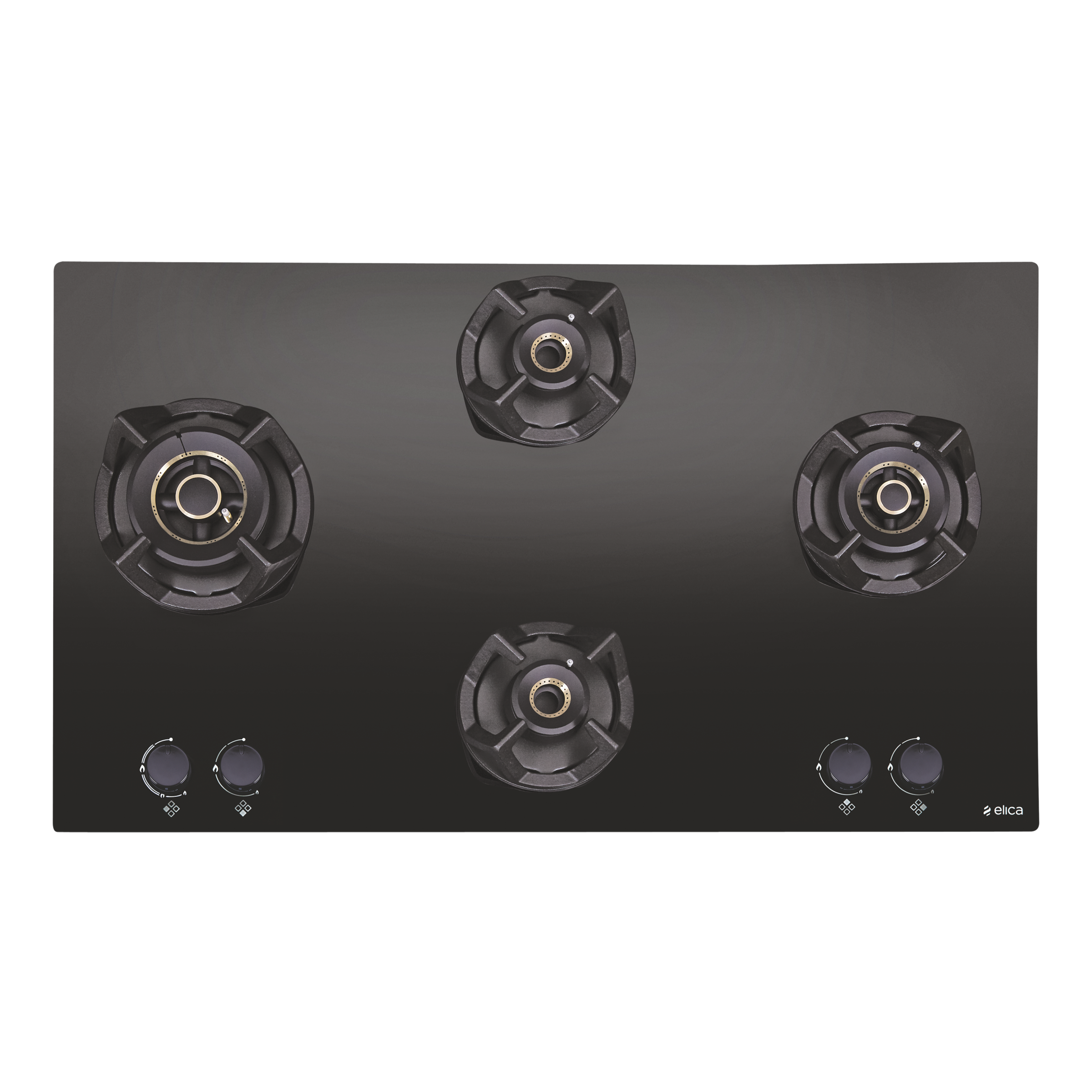 Elica CLASSIC FLEXI AB MFC 4B 70 MT Glass Top 4 Burner Automatic Electric Hob (Cast Iron Grid, Black) Elica CLASSIC FLEXI AB MFC 4B 70 MT Glass Top 4 Burner Automatic Electric Hob (Cast Iron Grid, Black)_1