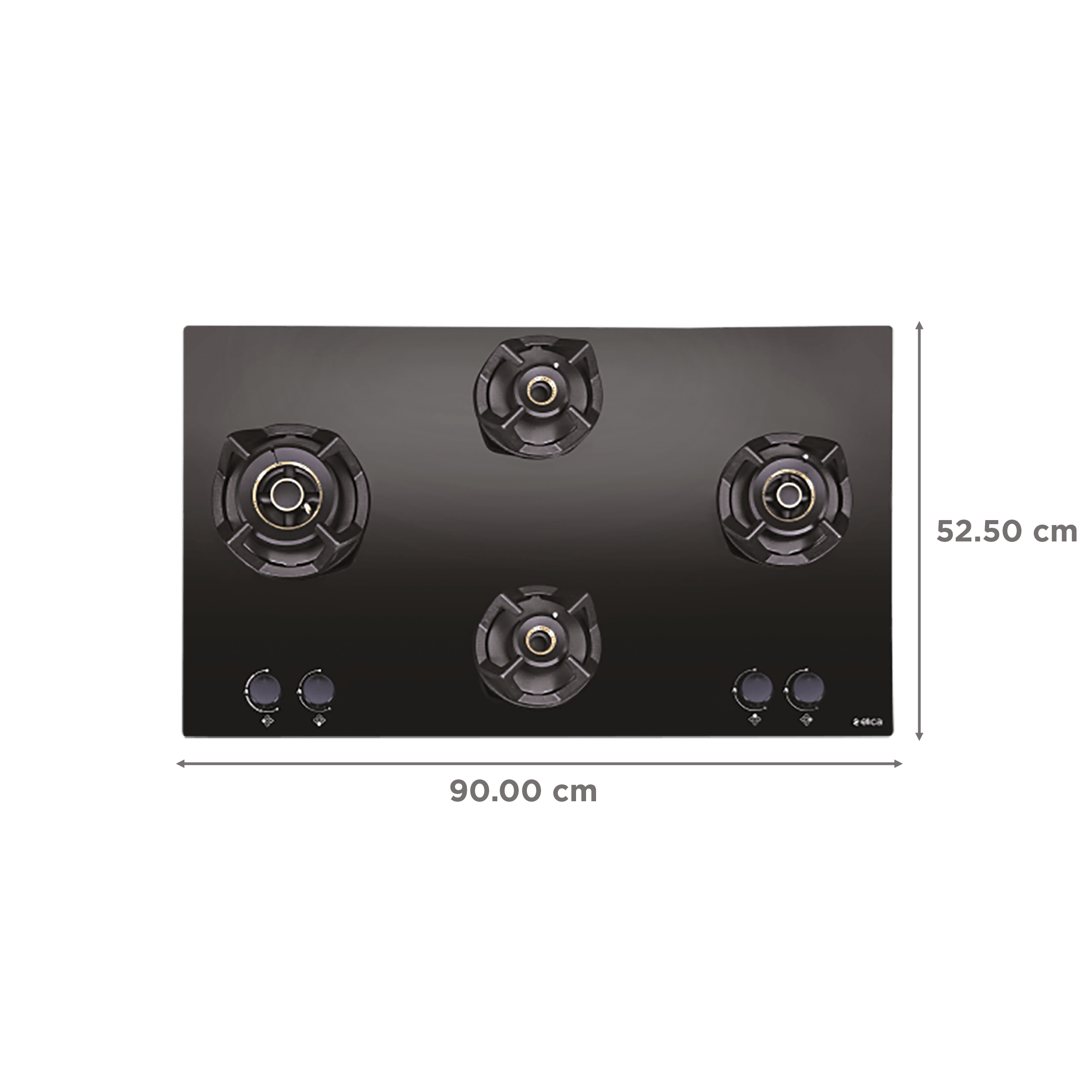 Elica CLASSIC FLEXI AB MFC 4B 91 MT Glass Top 4 Burner Automatic Electric Hob (Cast Iron Grid, Black) Elica CLASSIC FLEXI AB MFC 4B 91 MT Glass Top 4 Burner Automatic Electric Hob (Cast Iron Grid, Black)_2