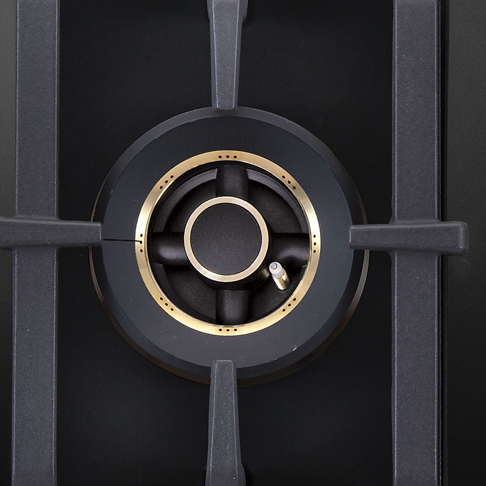 Elica PRO AB MFC 3B 70 DX Glass Top 3 Burner Automatic Electric Hob (Round Metallic Knob, Black)_4