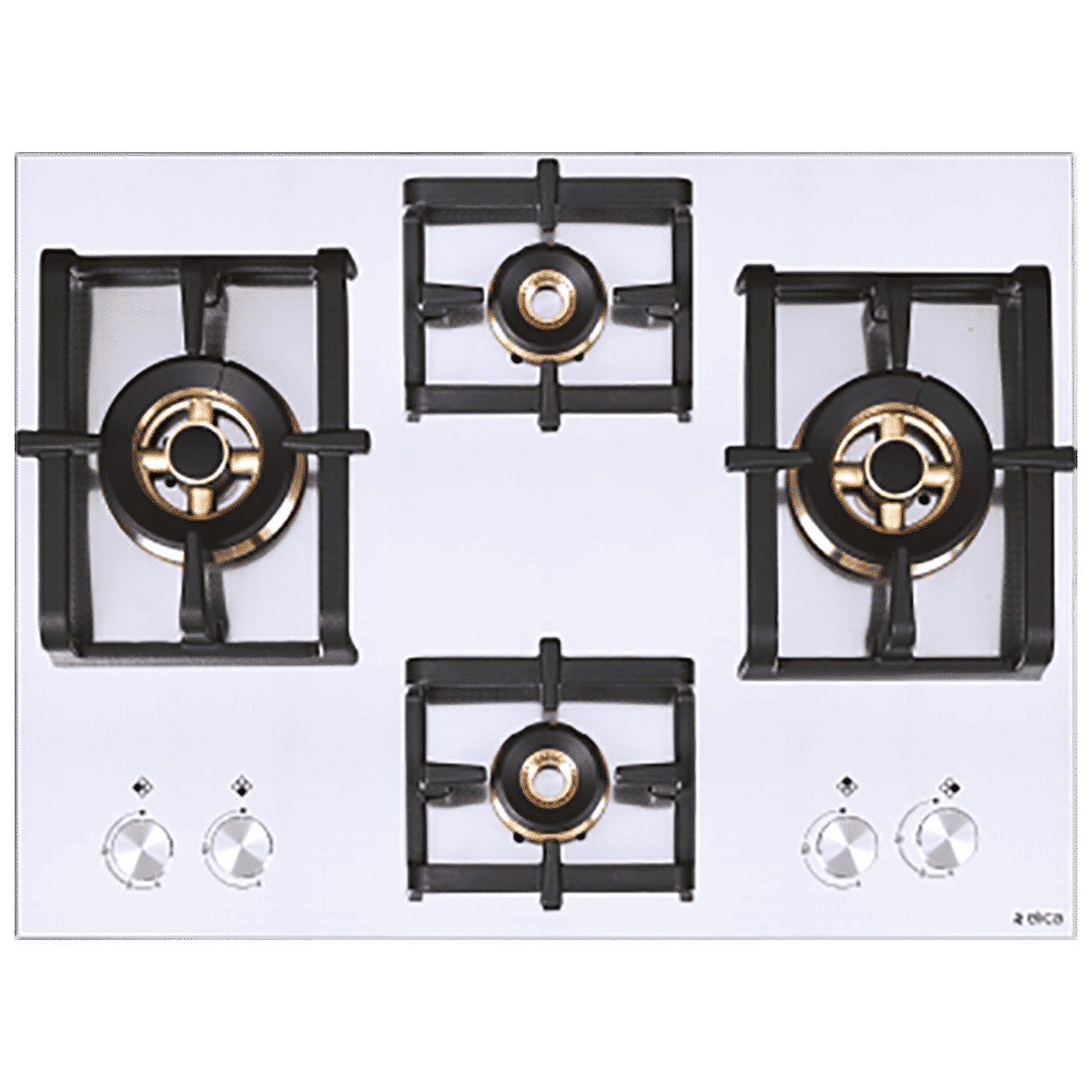 Elica INOX PRO FB MFC 4B 70 DX FFD 4 Burner Automatic Electric Hob (Round Metallic Knob, Stainless Steel) Elica INOX PRO FB MFC 4B 70 DX FFD 4 Burner Automatic Electric Hob (Round Metallic Knob, Stainless Steel)_1