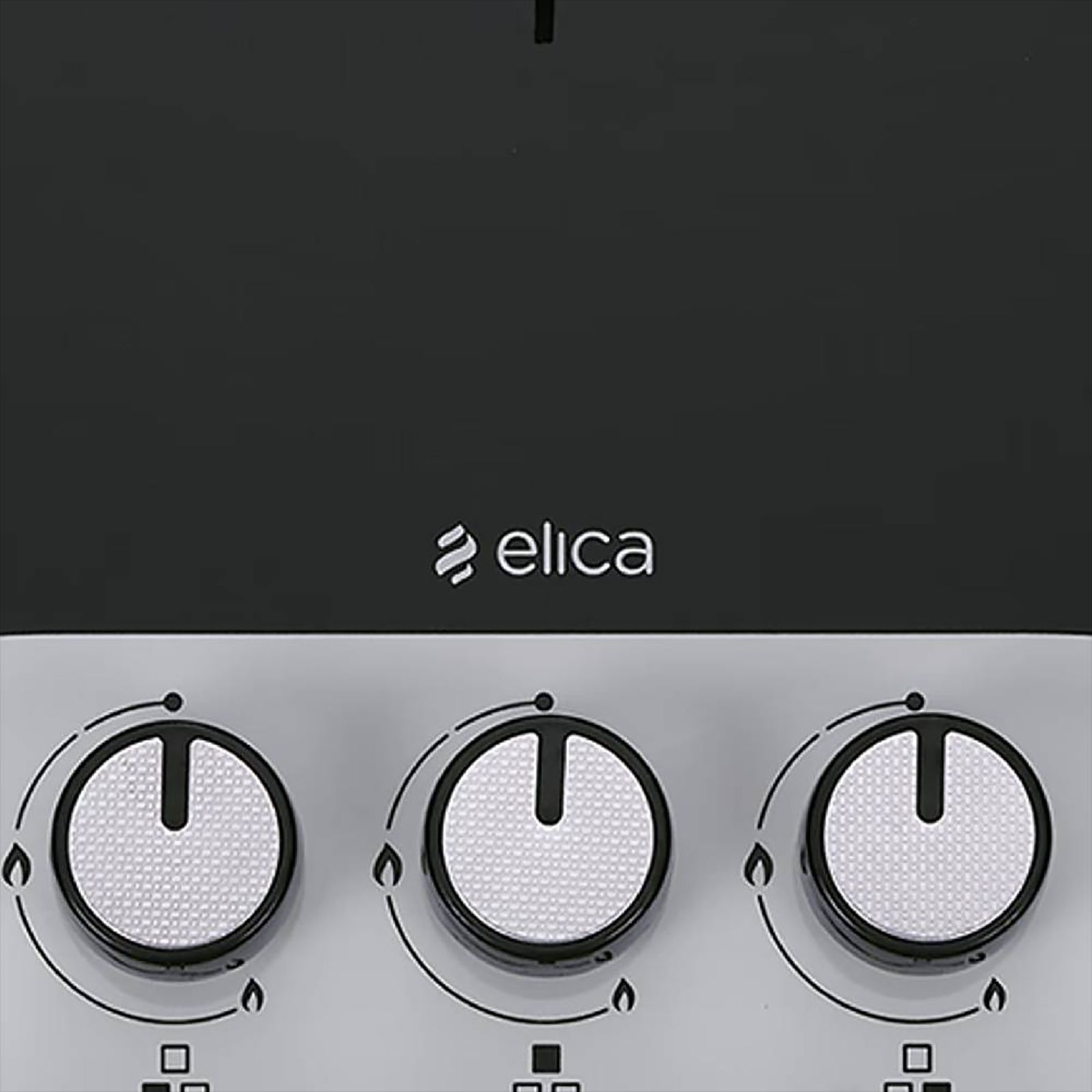 elica 773 CT VETRO (TKN CROWN DT SERIES) Toughened Glass Top 3 Burner Manual Gas Stove (Ultra Slim Frame, Black/White)_5