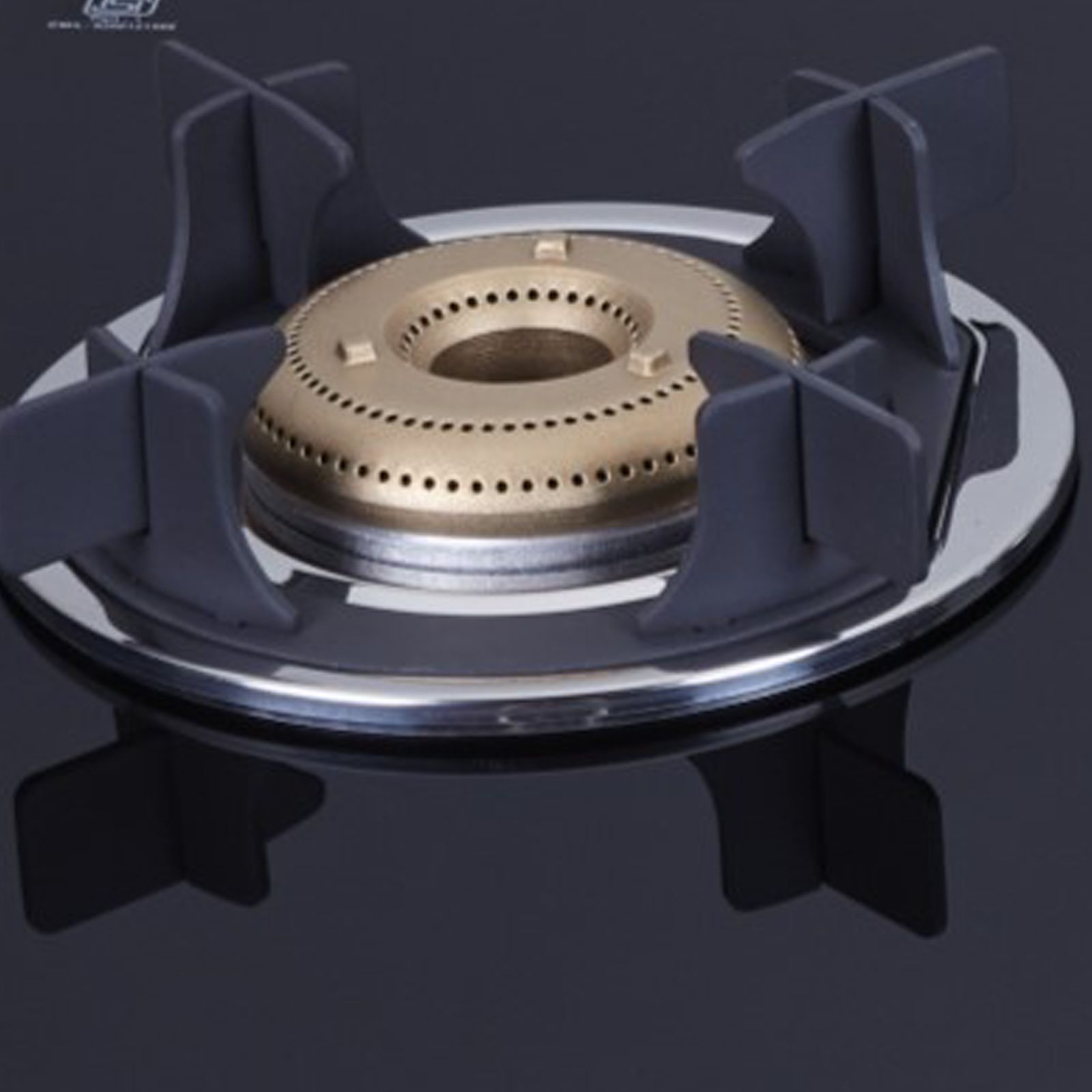 elica 773 CT VETRO (TKN CROWN DT SERIES) Toughened Glass Top 3 Burner Automatic Gas Stove (Ultra Slim Frame, Black)_4