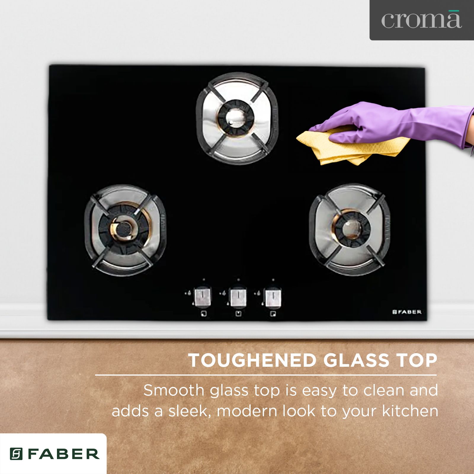 Faber Nexus IND HT783 CRS BR CI AI Toughened Glass Top 3 Burner Automatic Hob (Heat Resistant, Black)_14