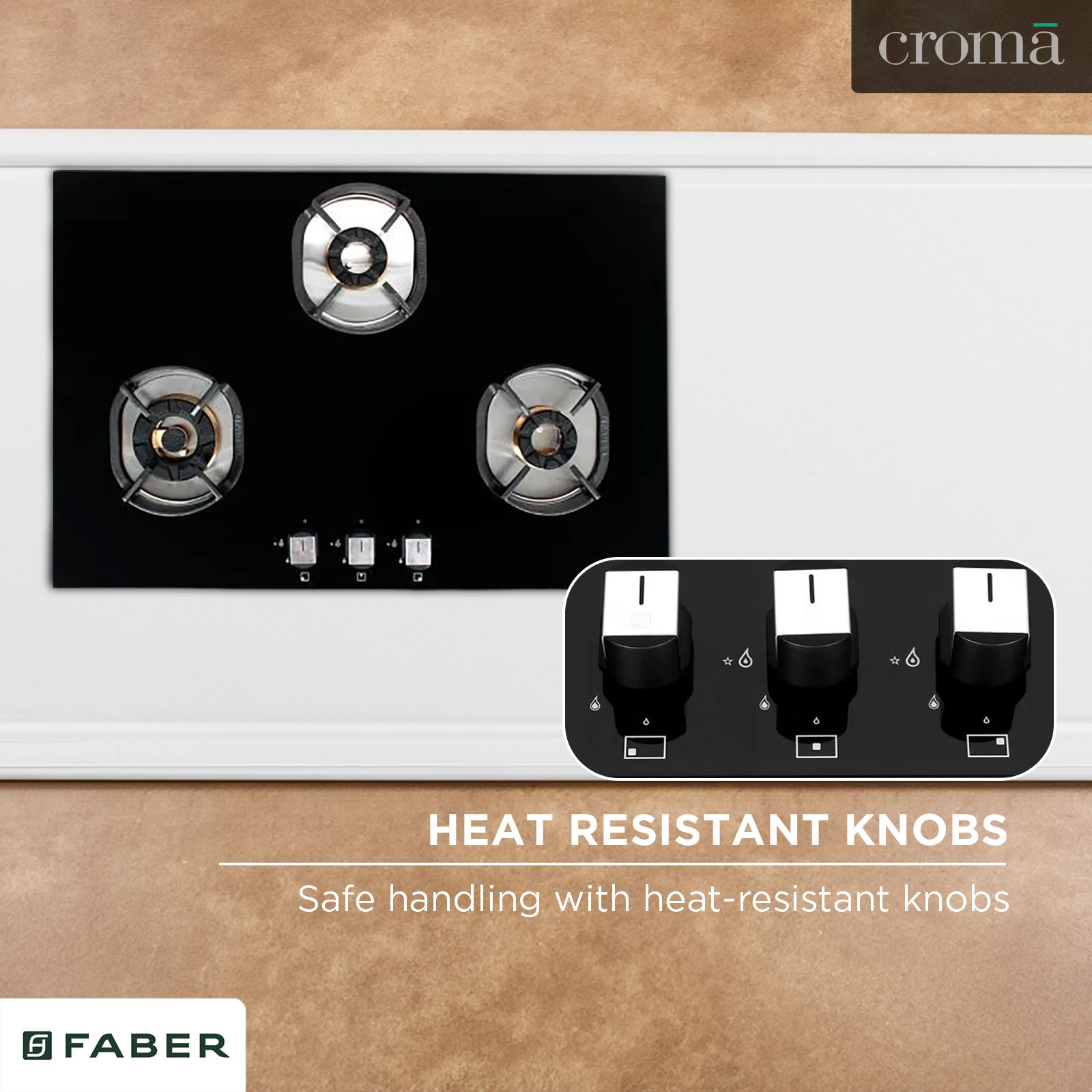 Faber Nexus IND HT783 CRS BR CI AI Toughened Glass Top 3 Burner Automatic Hob (Heat Resistant, Black)_16