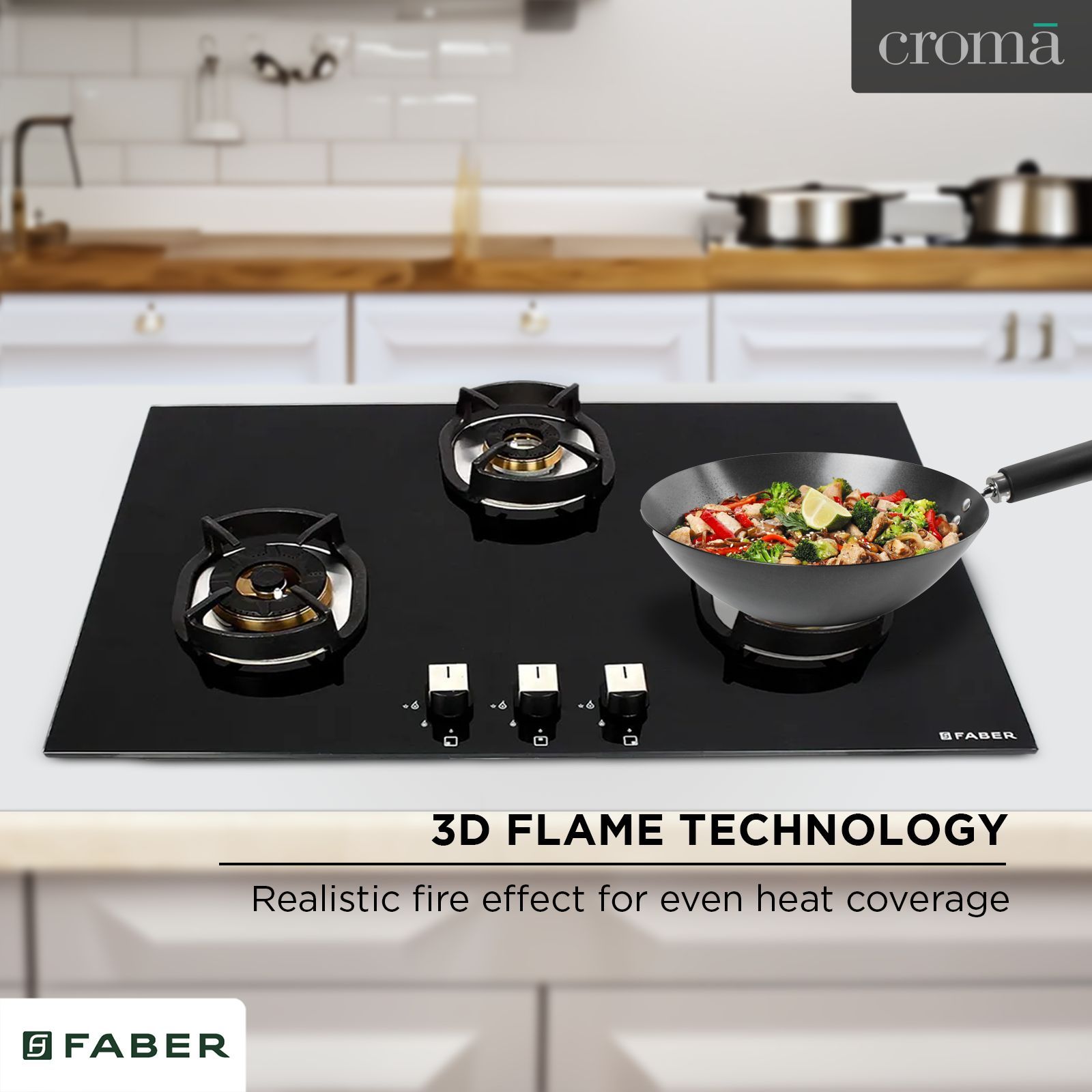 Faber Nexus IND HT783 CRS BR CI AI Toughened Glass Top 3 Burner Automatic Hob (Heat Resistant, Black)_17