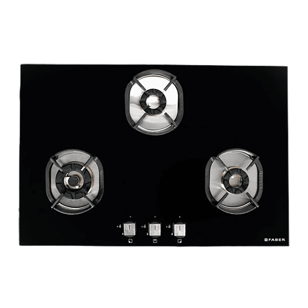 Faber Nexus IND HT783 CRS BR CI AI Toughened Glass Top 3 Burner Automatic Hob (Heat Resistant, Black)_6