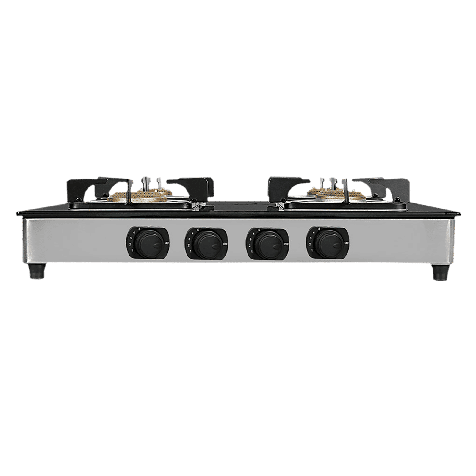 FABER Supreme Plus C Toughened Glass Top 4 Burner Manual Gas Stove (Anti Leak Technology, Black)_14