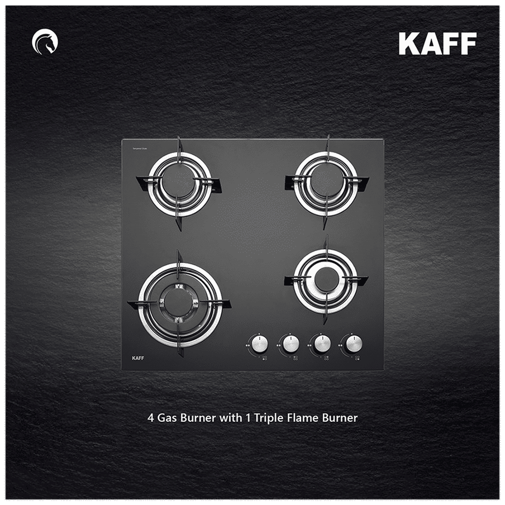 KAFF NE 4B 60 GF Tempered Glass Top 4 Burner Automatic Electric Hob (Enamelled Matt Finish Grills, Black)_20