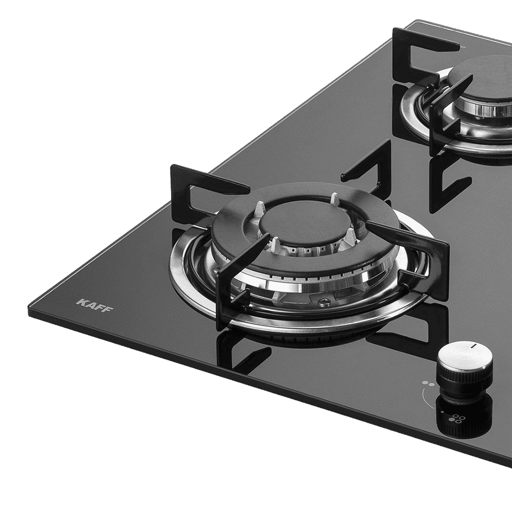 KAFF NE 4B 60 GF Tempered Glass Top 4 Burner Automatic Electric Hob (Enamelled Matt Finish Grills, Black)_4