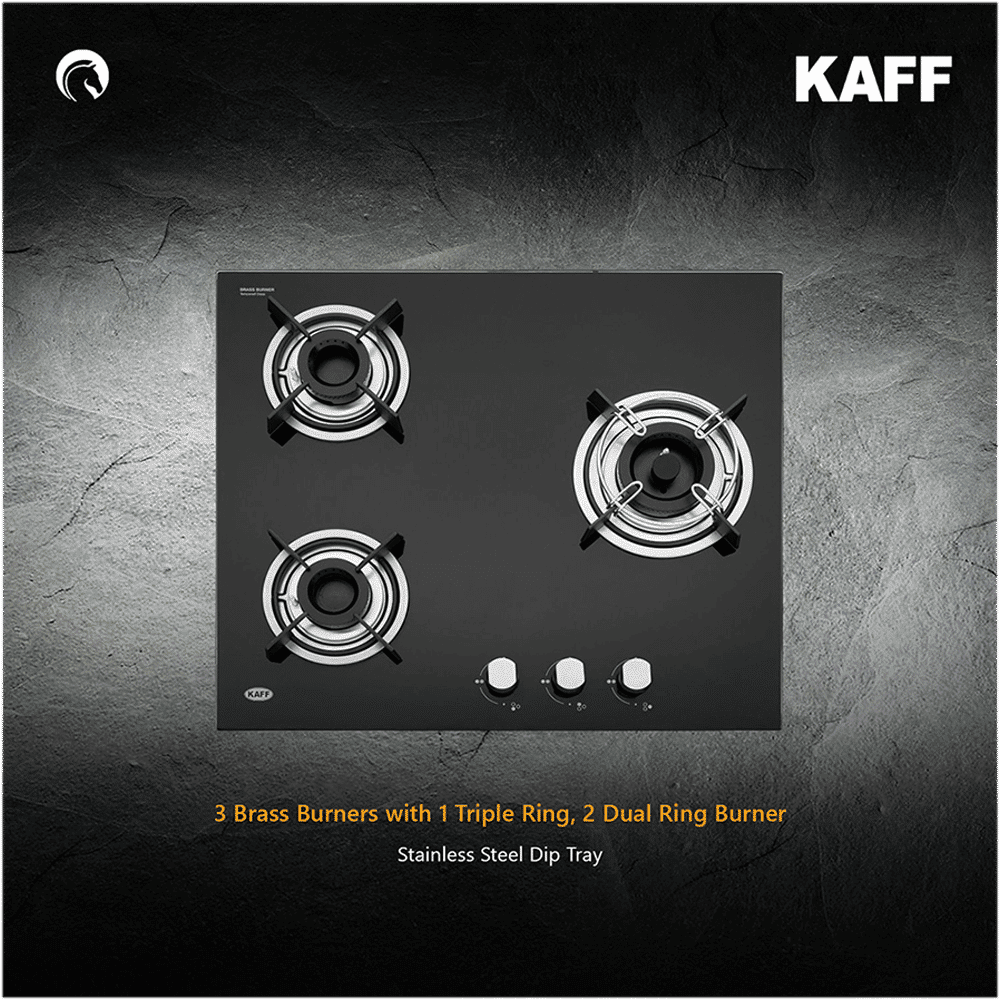 KAFF HBR 603 B Tempered Glass Top 3 Burner Automatic Electric Hob (Matte Enamelled Pan Support, Black)_11