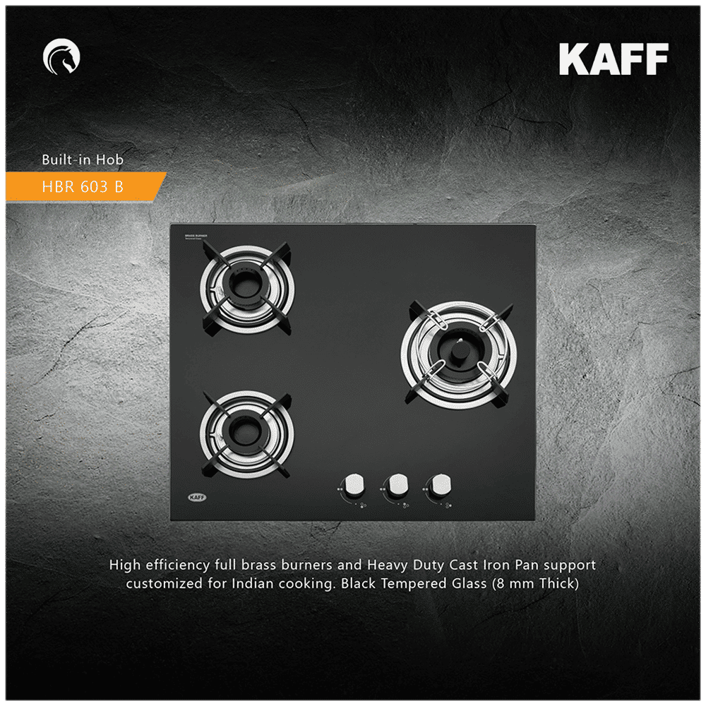 KAFF HBR 603 B Tempered Glass Top 3 Burner Automatic Electric Hob (Matte Enamelled Pan Support, Black)_12