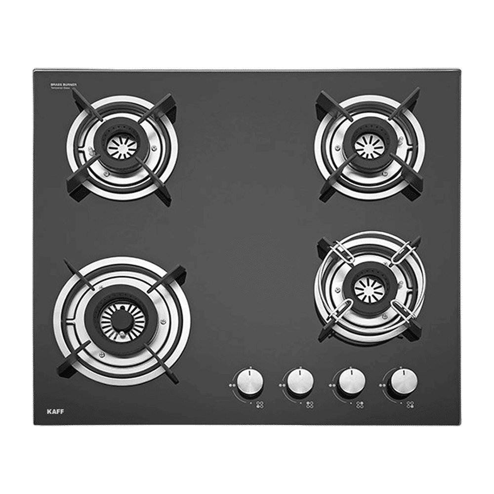KAFF HBR 604 A Tempered Glass Top 4 Burner Automatic Electric Hob (Matte Enamelled Pan Support, Black)_12