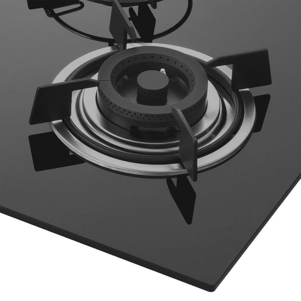 KAFF HBR 804 A Tempered Glass Top 4 Burner Automatic Electric Hob (Enamelled Matt Finish Grills, Black)_4