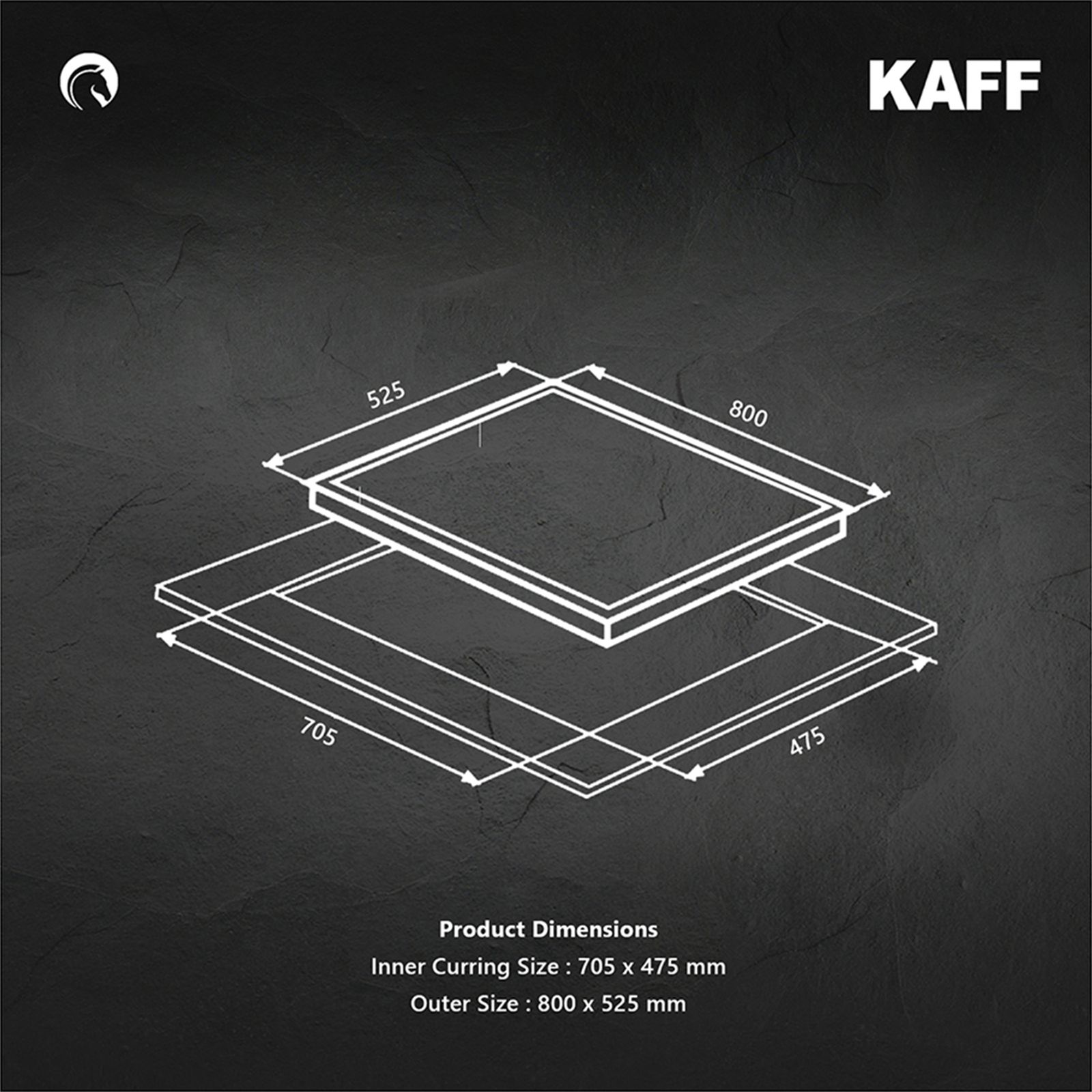 KAFF Crista Tempered Glass Top 4 Burner Automatic Electric Hob (Matte Enamelled Pan Support, Black)_14