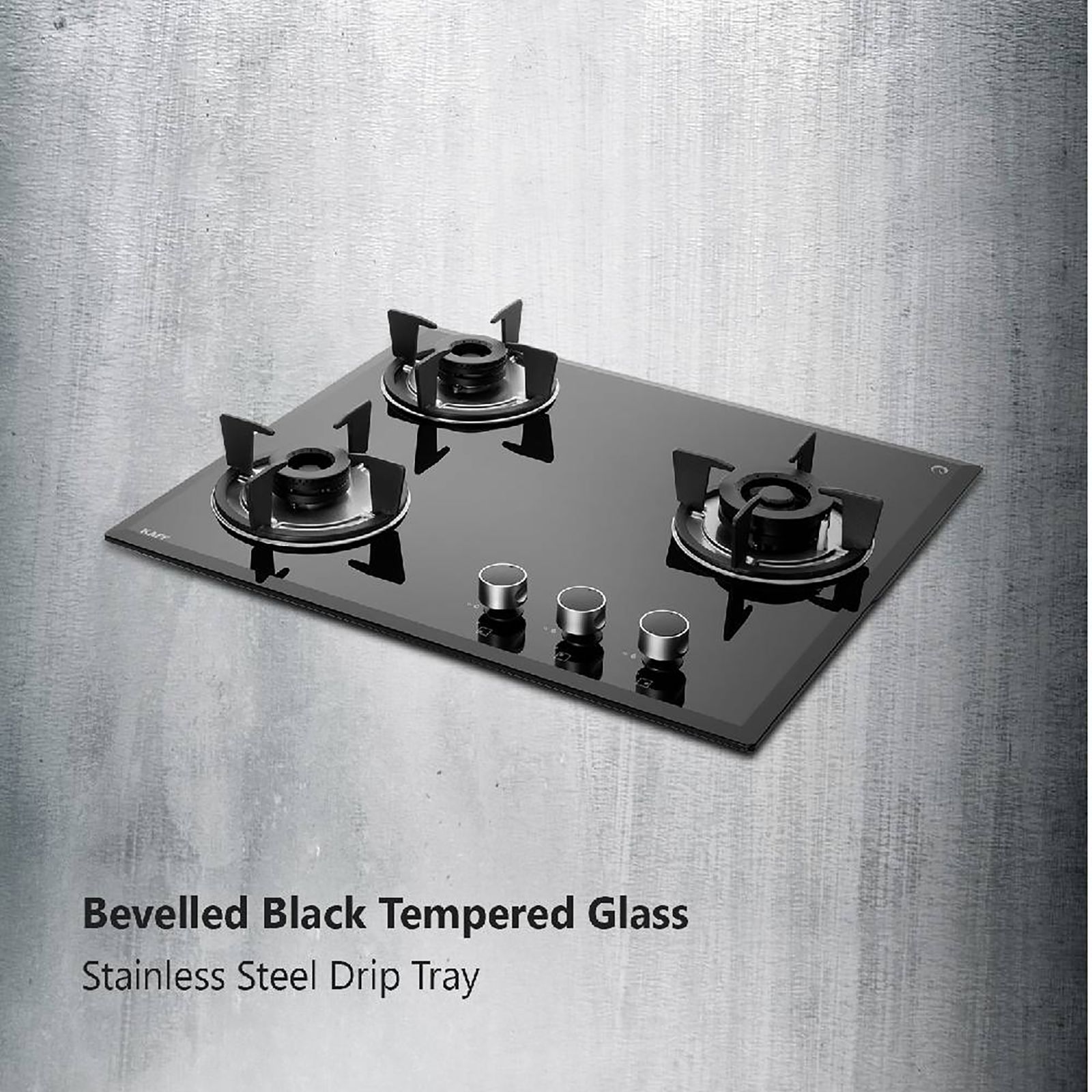 KAFF FBB 603 Tempered Glass Top 3 Burner Automatic Electric Hob (Enamelled Matt Finish Grills, Black)_12