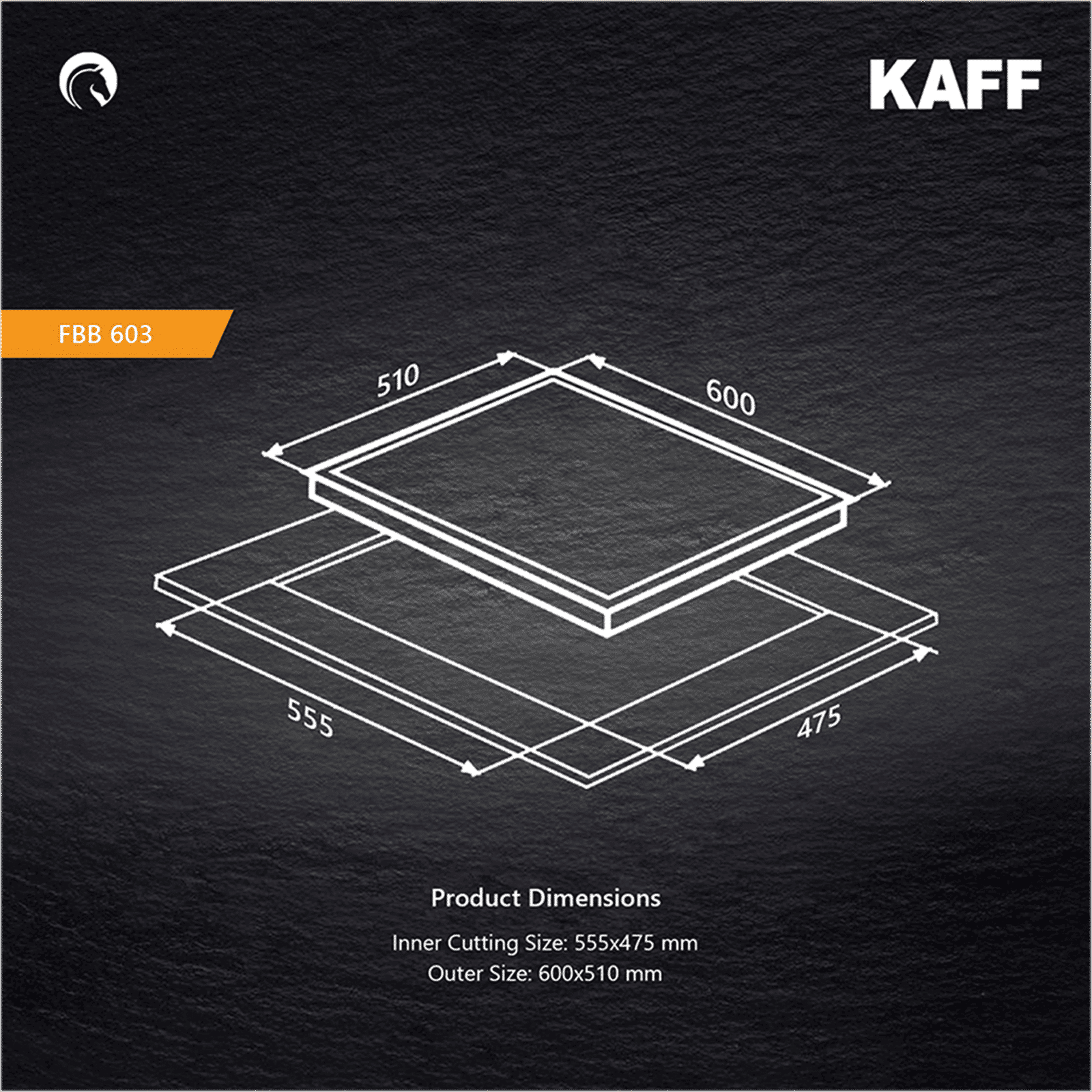 KAFF FBB 603 Tempered Glass Top 3 Burner Automatic Electric Hob (Enamelled Matt Finish Grills, Black)_13