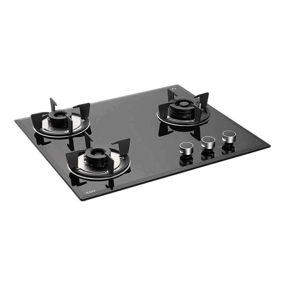 KAFF FBB 603 Tempered Glass Top 3 Burner Automatic Electric Hob (Enamelled Matt Finish Grills, Black)_16