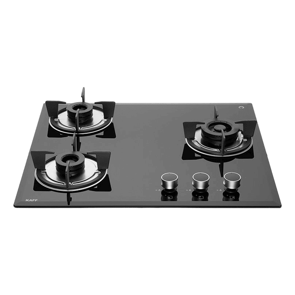 KAFF FBB 603 Tempered Glass Top 3 Burner Automatic Electric Hob (Enamelled Matt Finish Grills, Black)_17