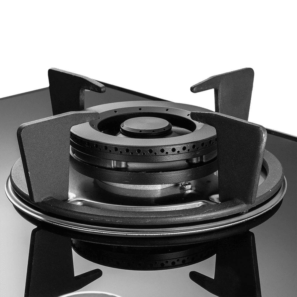 KAFF FBB 603 Tempered Glass Top 3 Burner Automatic Electric Hob (Enamelled Matt Finish Grills, Black)_4