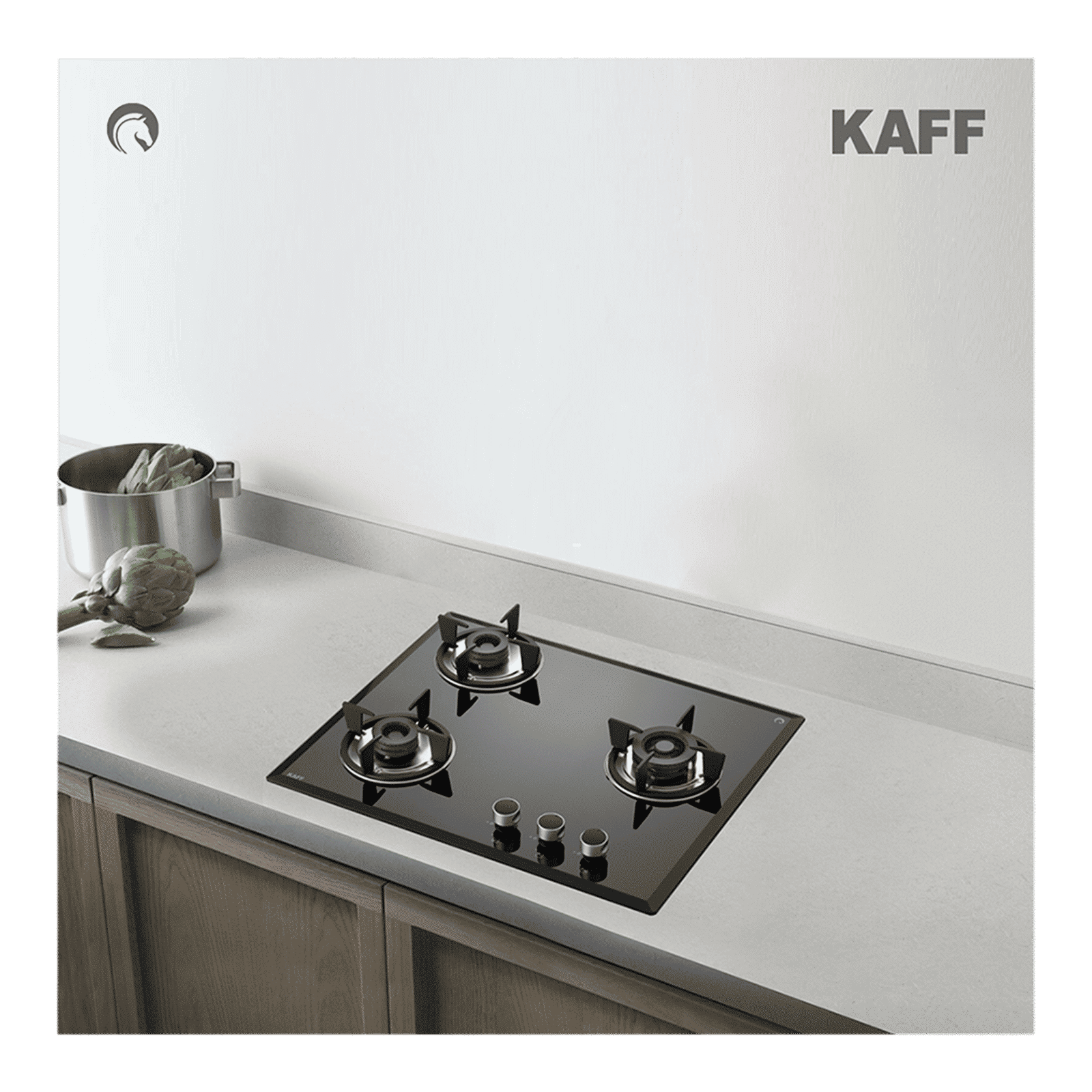 KAFF FBB 603 Tempered Glass Top 3 Burner Automatic Electric Hob (Enamelled Matt Finish Grills, Black)_7