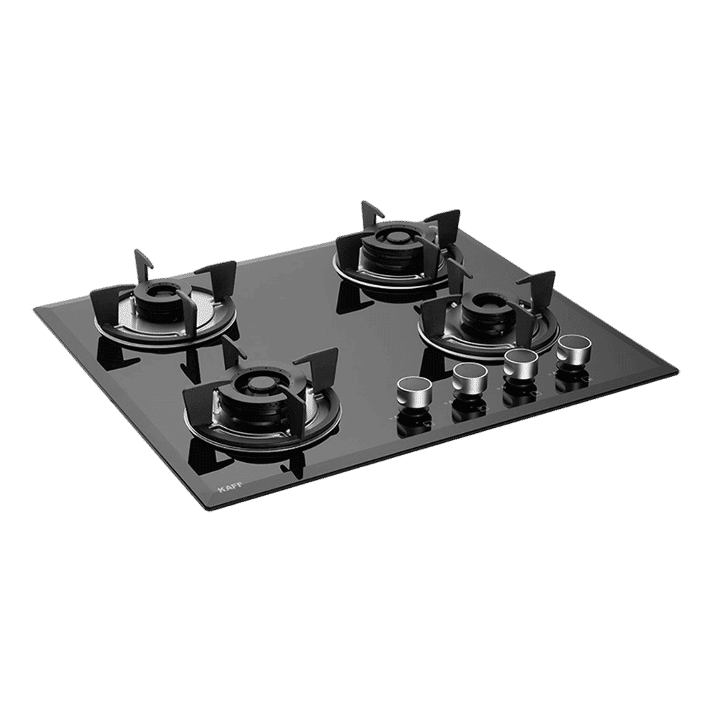 KAFF FBB 604 Tempered Glass Top 4 Burner Automatic Electric Hob (Enamelled Matt Finish Grills, Black)_20