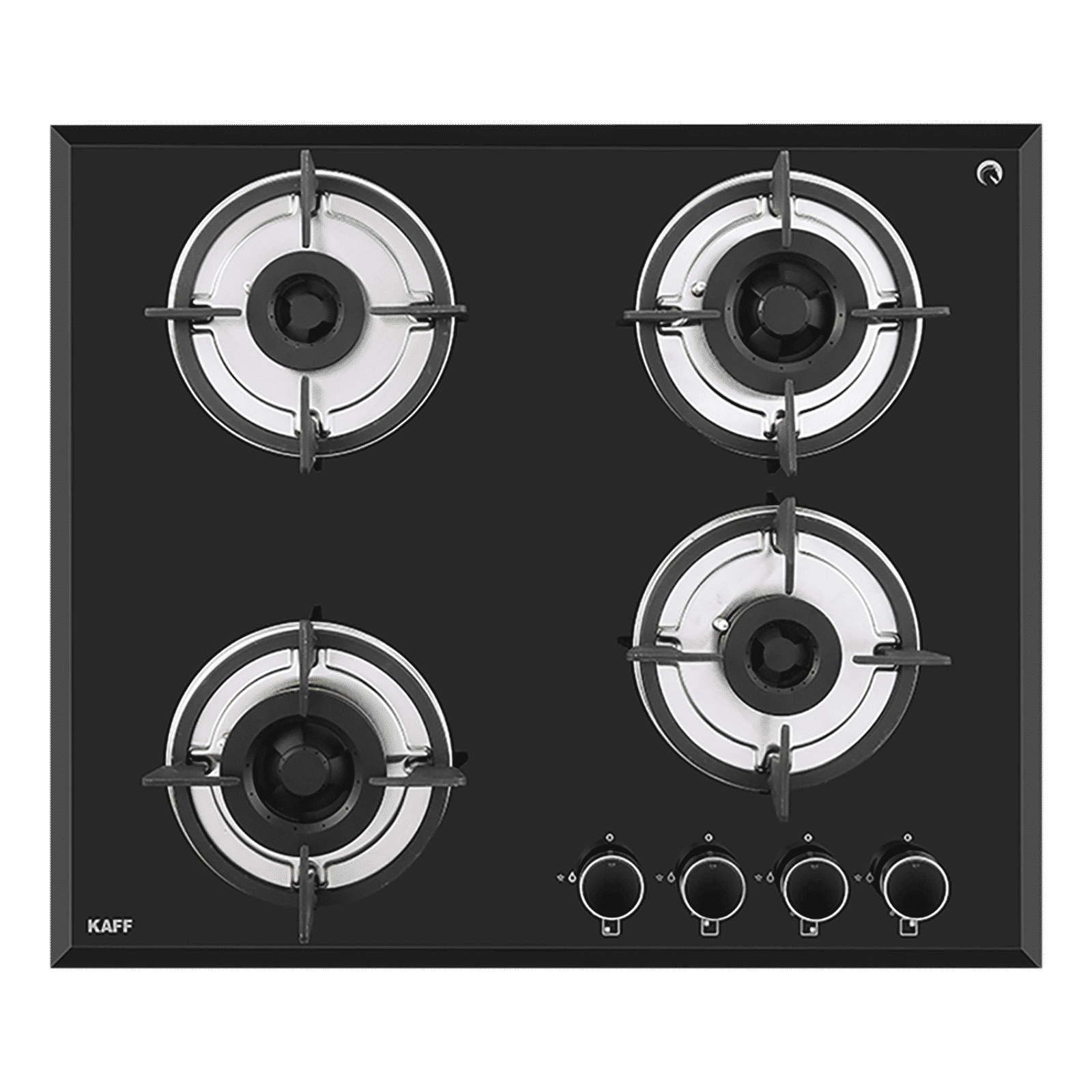 KAFF FBB 604 Tempered Glass Top 4 Burner Automatic Electric Hob (Enamelled Matt Finish Grills, Black)_5