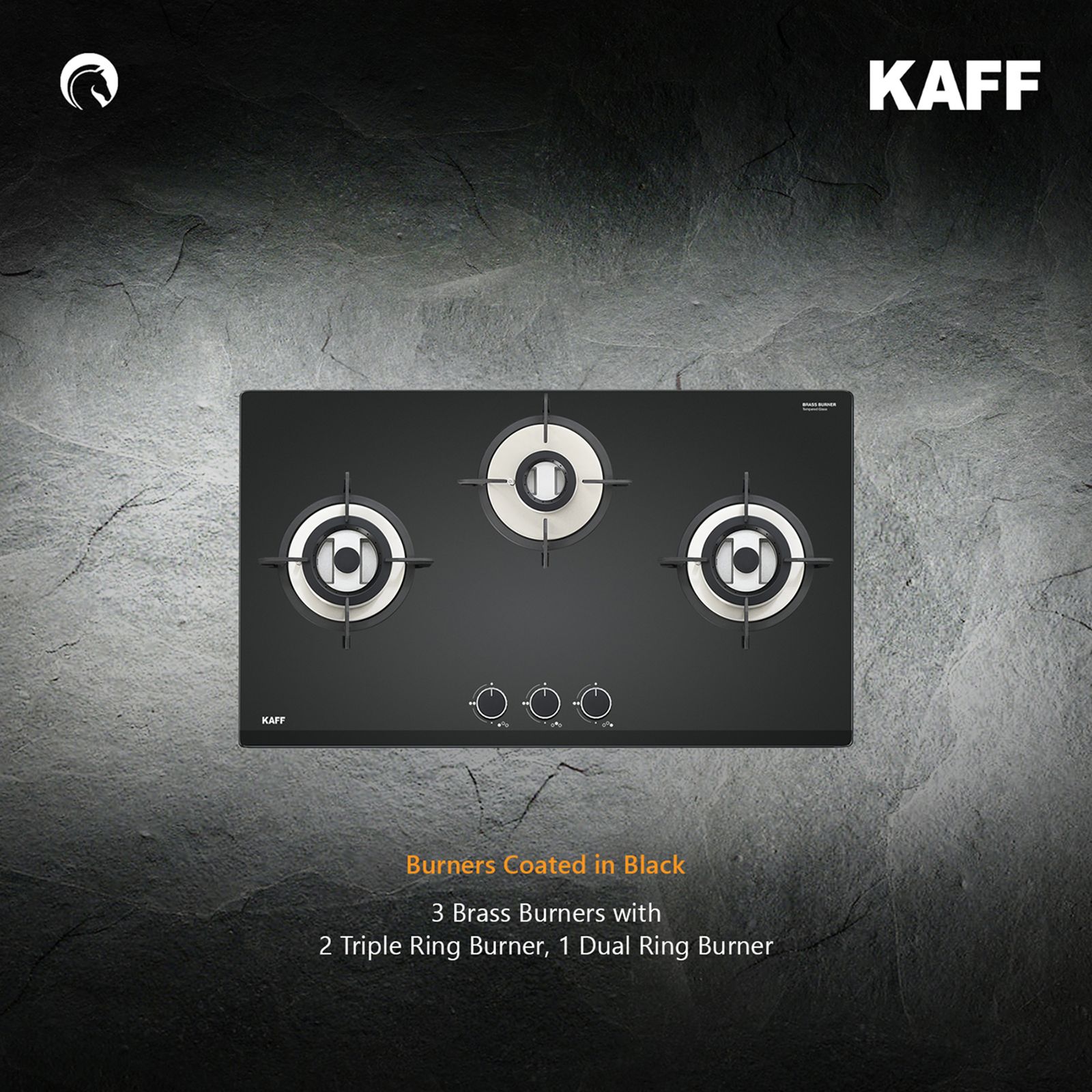 KAFF VRH 783 Tempered Glass Top 3 Burner Automatic Hob (Matte Enamelled Pan Support, Black) KAFF VRH 783 Tempered Glass Top 3 Burner Automatic Hob (Matte Enamelled Pan Support, Black)_13