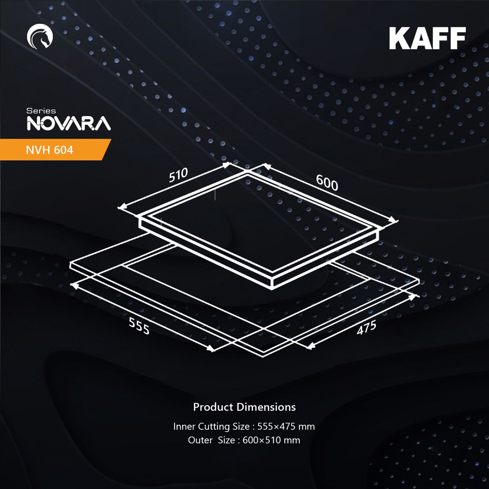 KAFF Novara Tempered Glass Top 4 Burner Automatic Electric Hob (Heavy Duty Cast Iron Pan Support, Black)_10