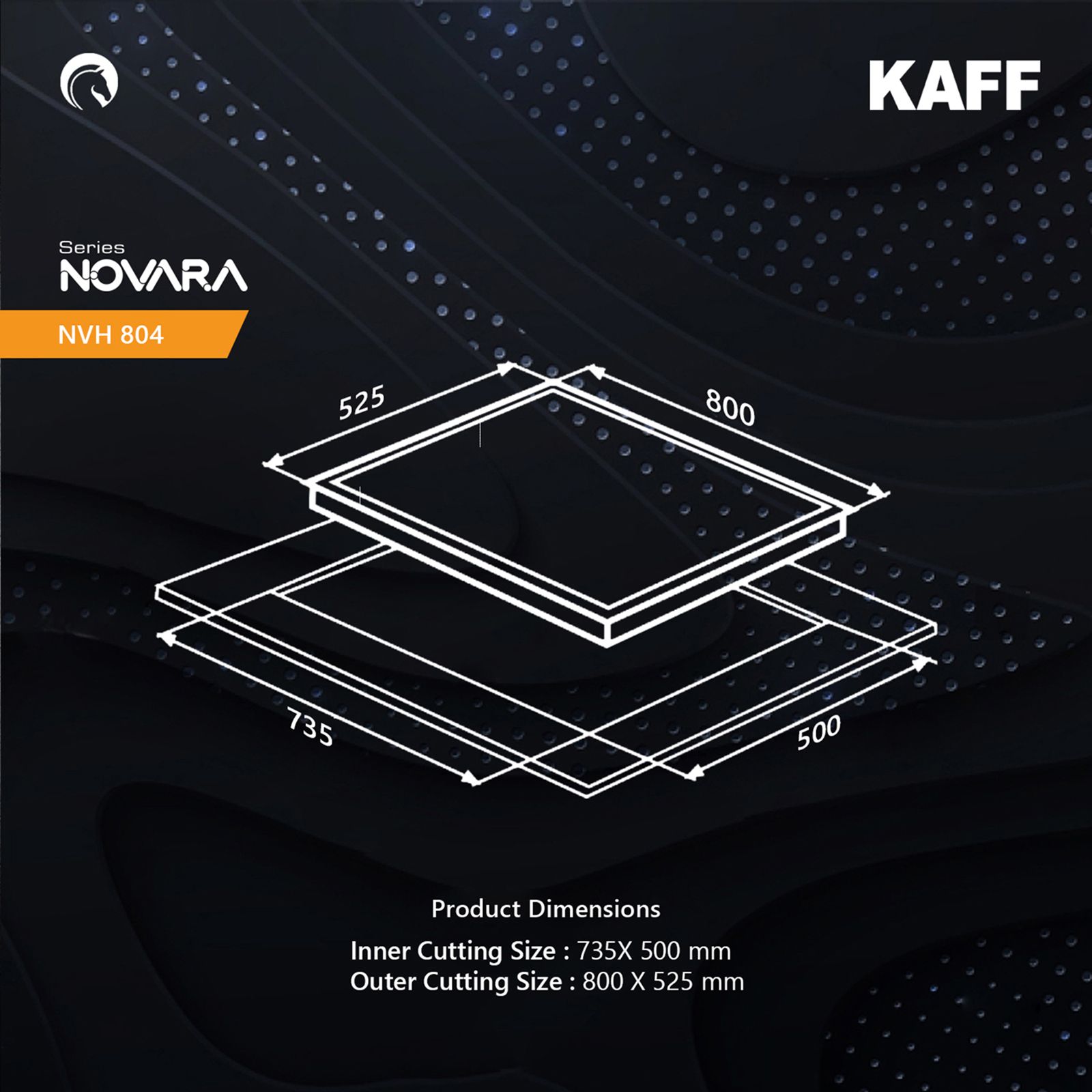 KAFF Novara Tempered Glass Top 4 Burner Automatic Electric Hob (Heavy Duty Cast Iron Pan Support, Black)_16