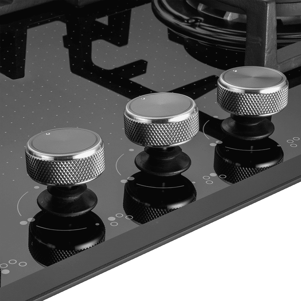KAFF Novara Tempered Glass Top 4 Burner Automatic Electric Hob (Heavy Duty Cast Iron Pan Support, Black)_20