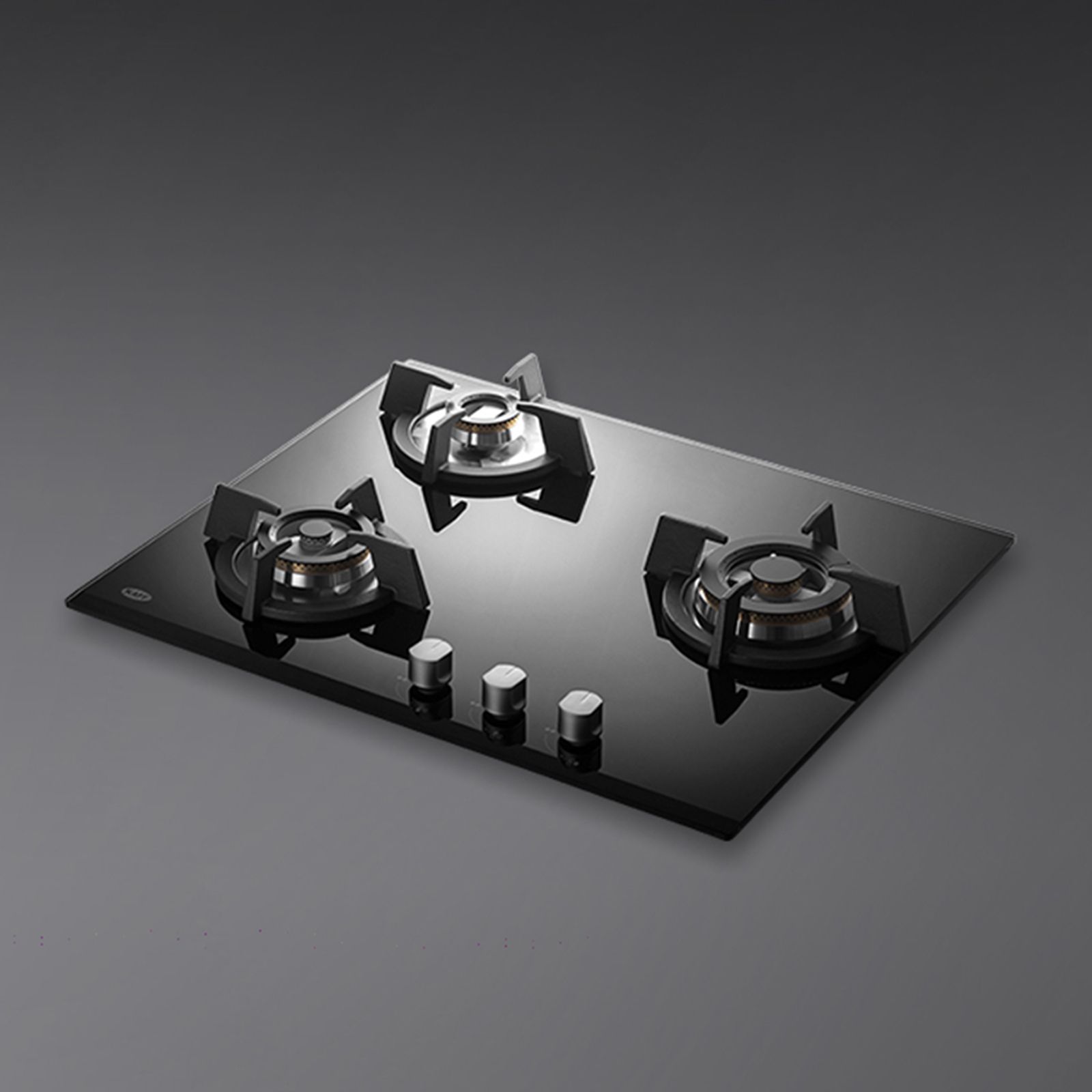 KAFF KH 60 BR 31 Tempered Glass Top 3 Burner Automatic Electric Hob (Heavy Duty Cast Iron Pan Support, Black)_18