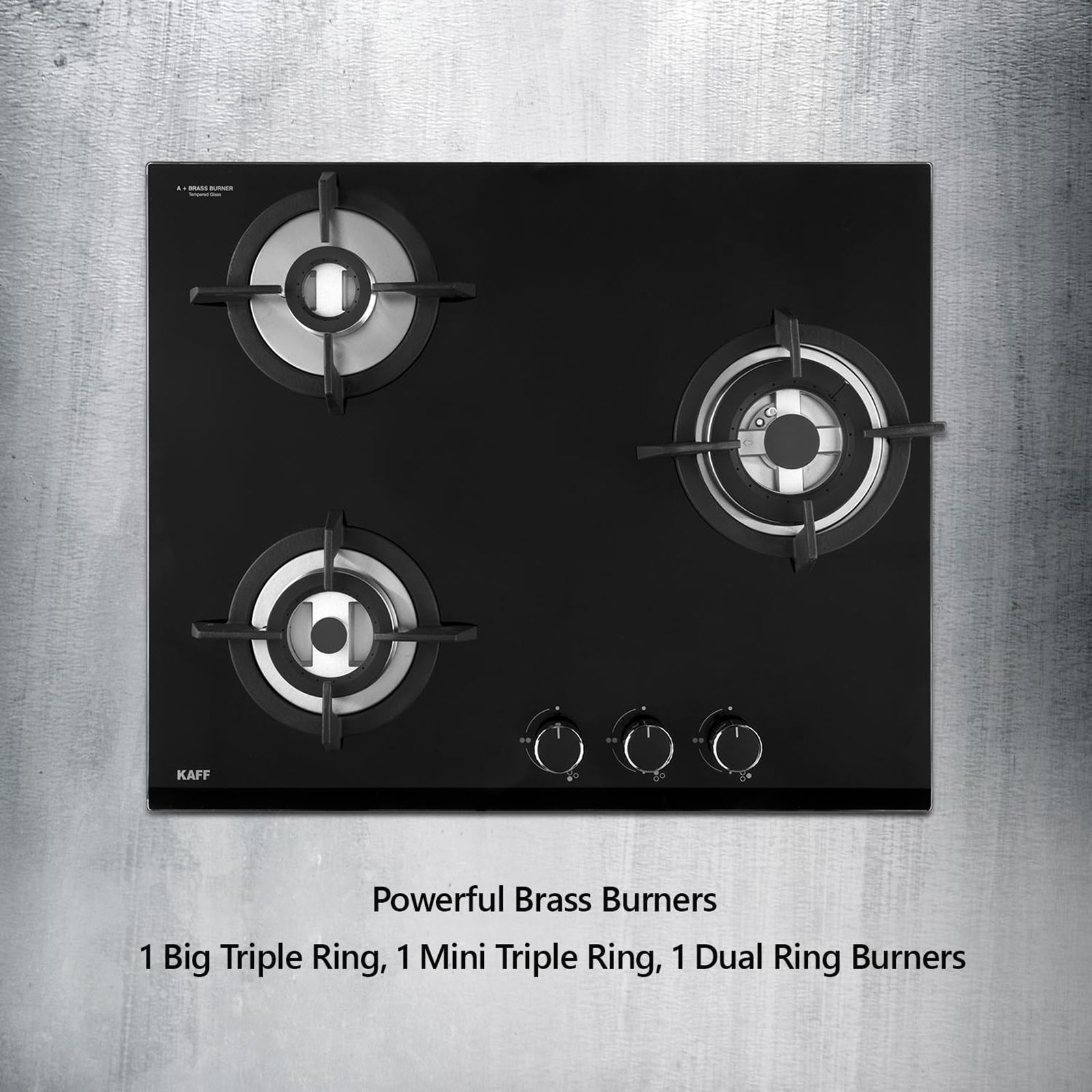 KAFF KH 60 BR 31 Tempered Glass Top 3 Burner Automatic Electric Hob (Heavy Duty Cast Iron Pan Support, Black)_20