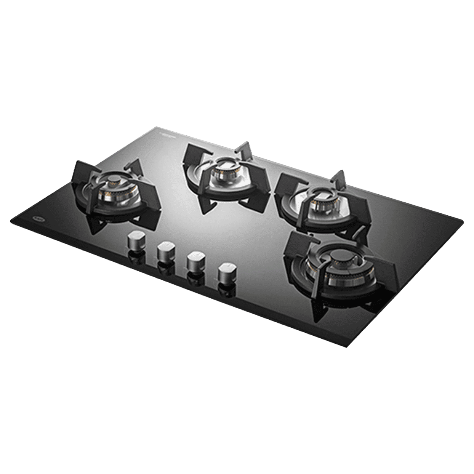 KAFF KH 78 BR 47 Tempered Glass Top 4 Burner Automatic Electric Hob (Heavy Duty Cast Iron Pan Support, Black)_1