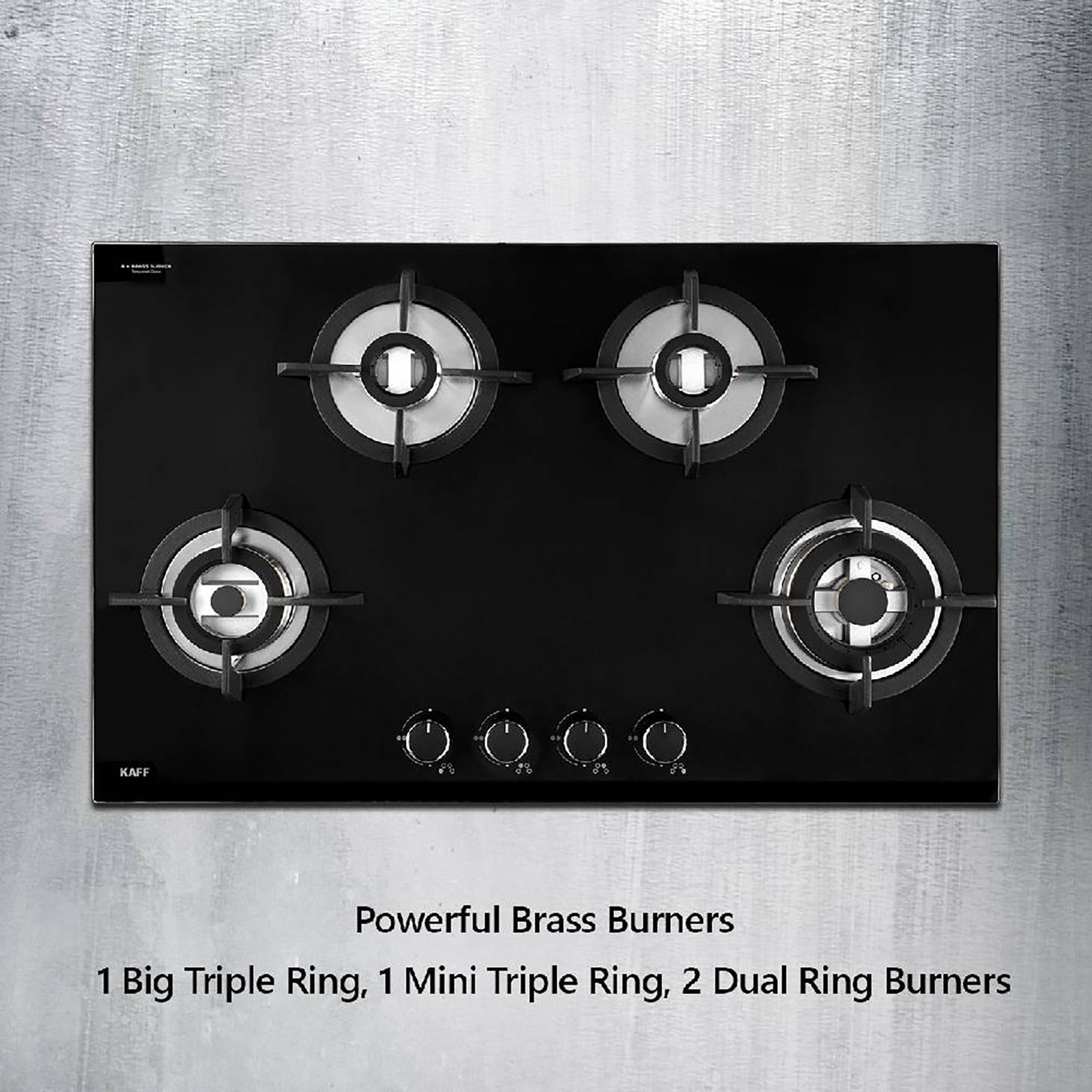 KAFF KH 78 BR 47 Tempered Glass Top 4 Burner Automatic Electric Hob (Heavy Duty Cast Iron Pan Support, Black)_16