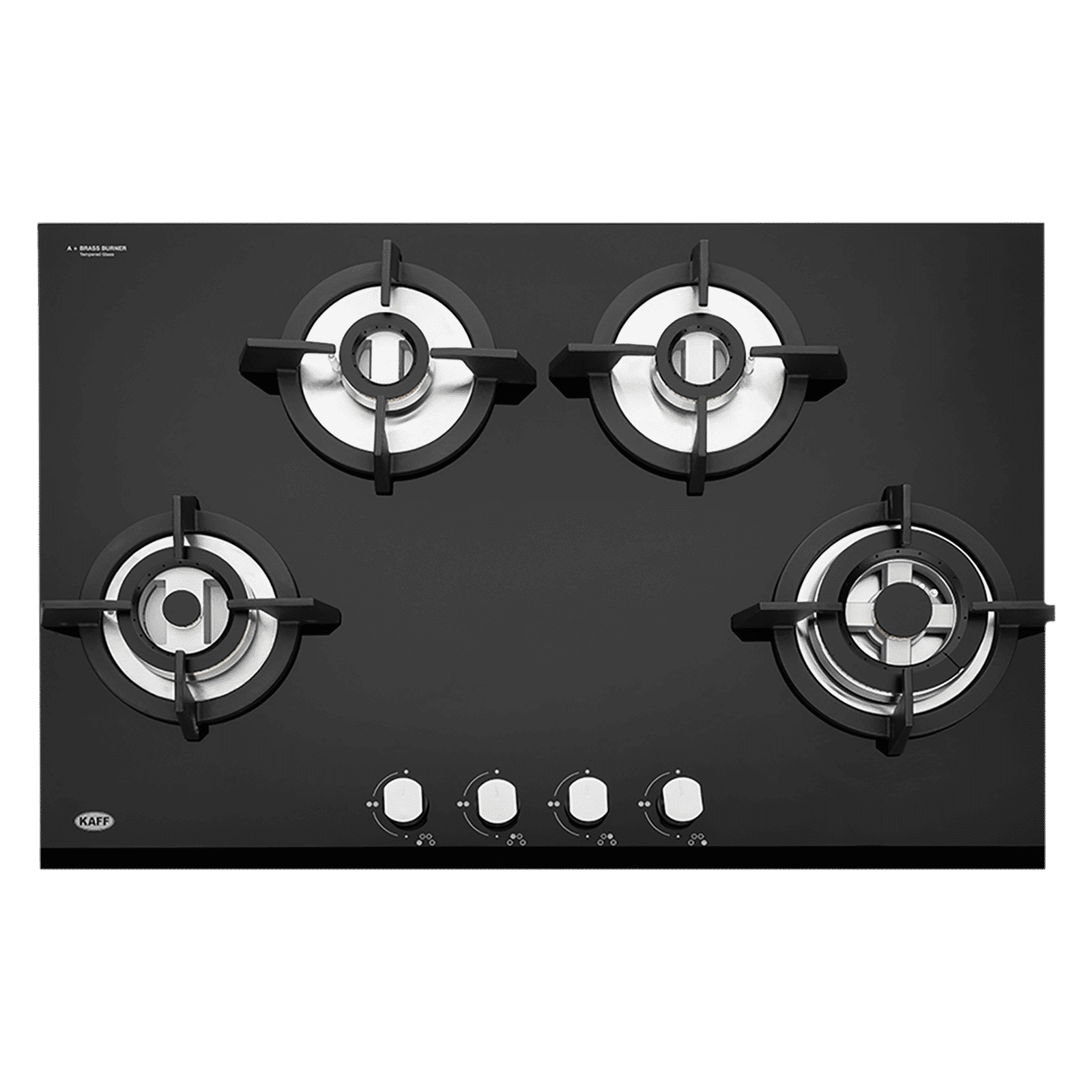 KAFF KH 78 BR 47 Tempered Glass Top 4 Burner Automatic Electric Hob (Heavy Duty Cast Iron Pan Support, Black)_4
