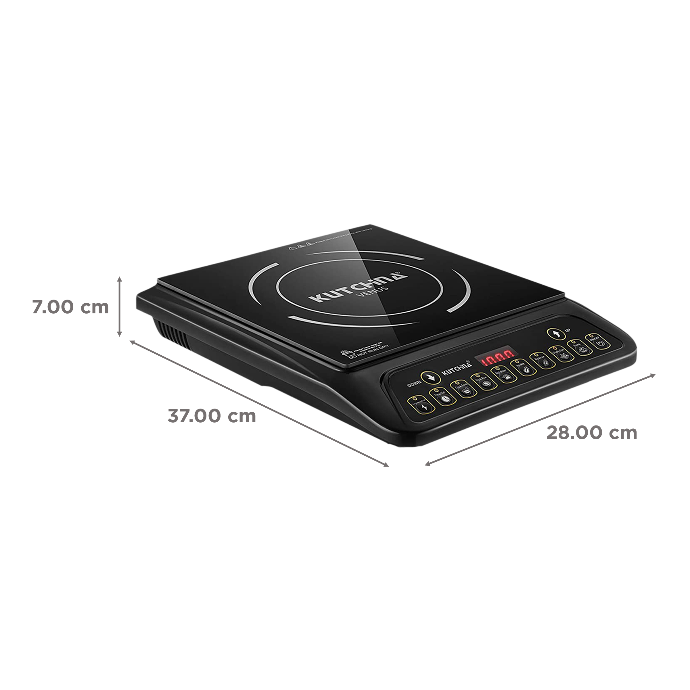 Kutchina VENUS 1400W Induction Cooktop with 7 Preset Menus_2