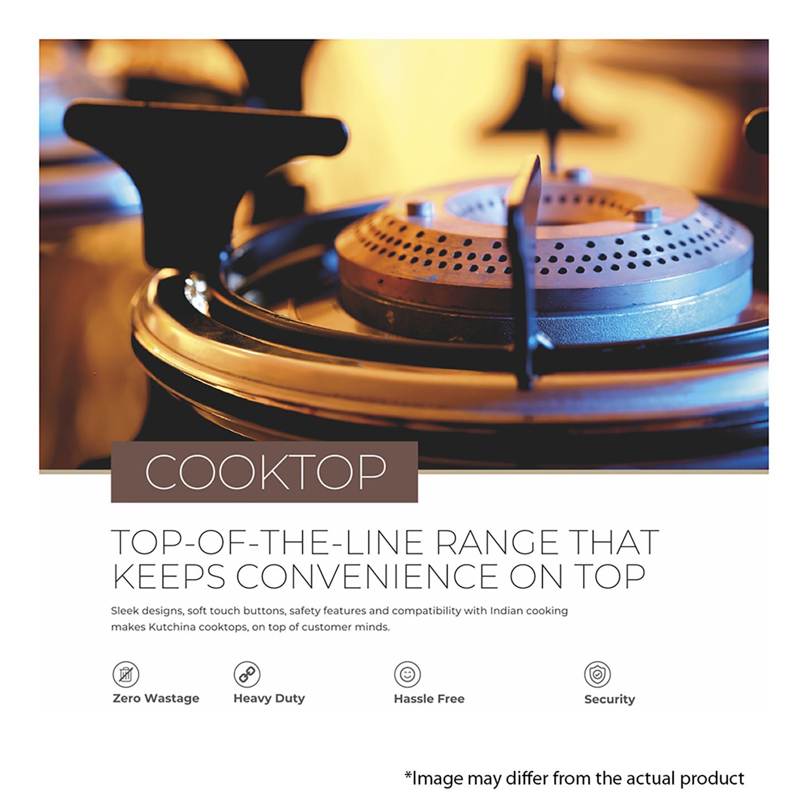 Kutchina Vetro Eco 3B Tempered Glass Top 3 Burner Manual Gas Stove (Euro Coated Thick Pan Support, Black)_7