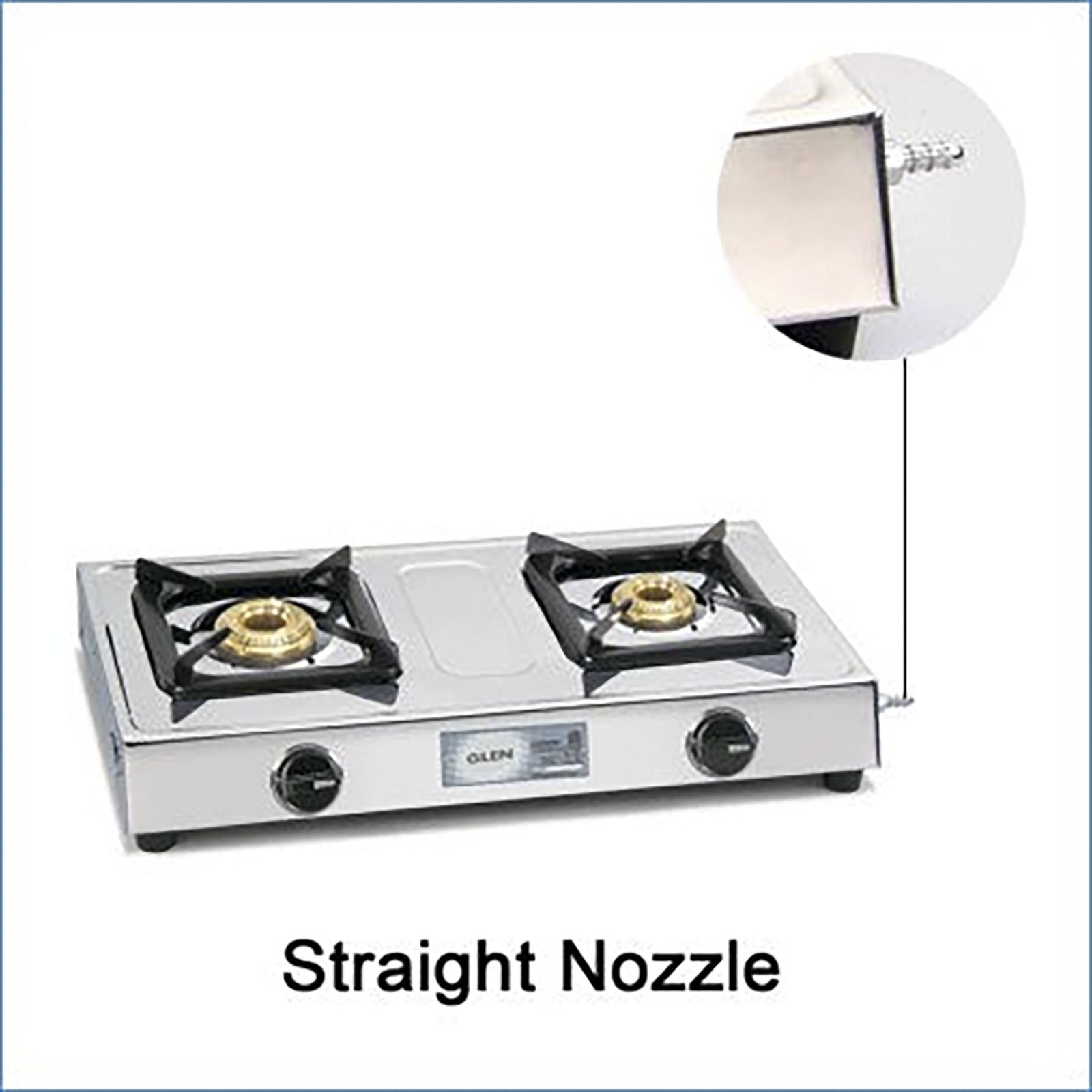Glen 1020 SS BB 2 Burner Manual Gas Stove (Straight Nozzle, Silver)_4